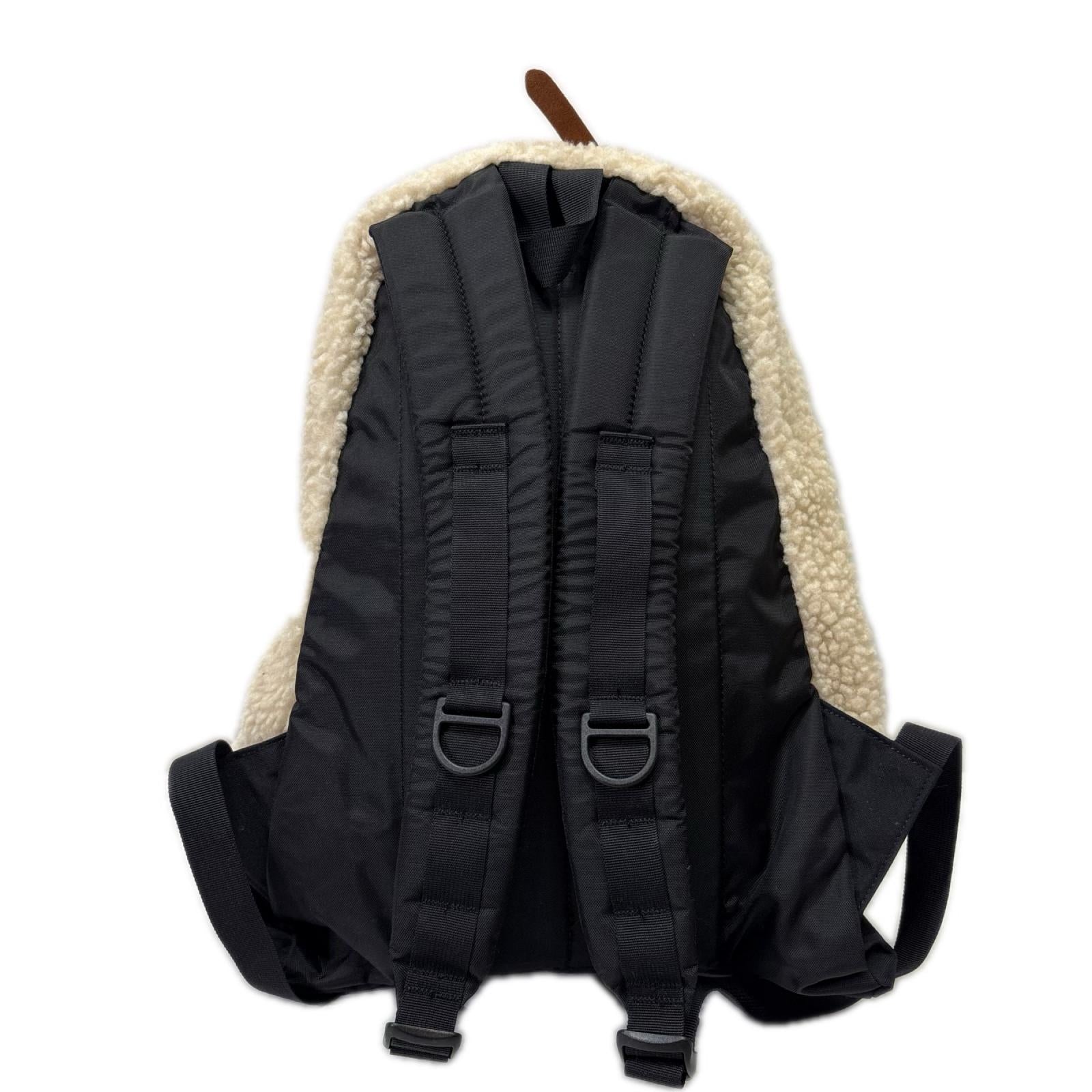 リュック・デイパック BEAMS BOY別注ボアリュック ベージュ