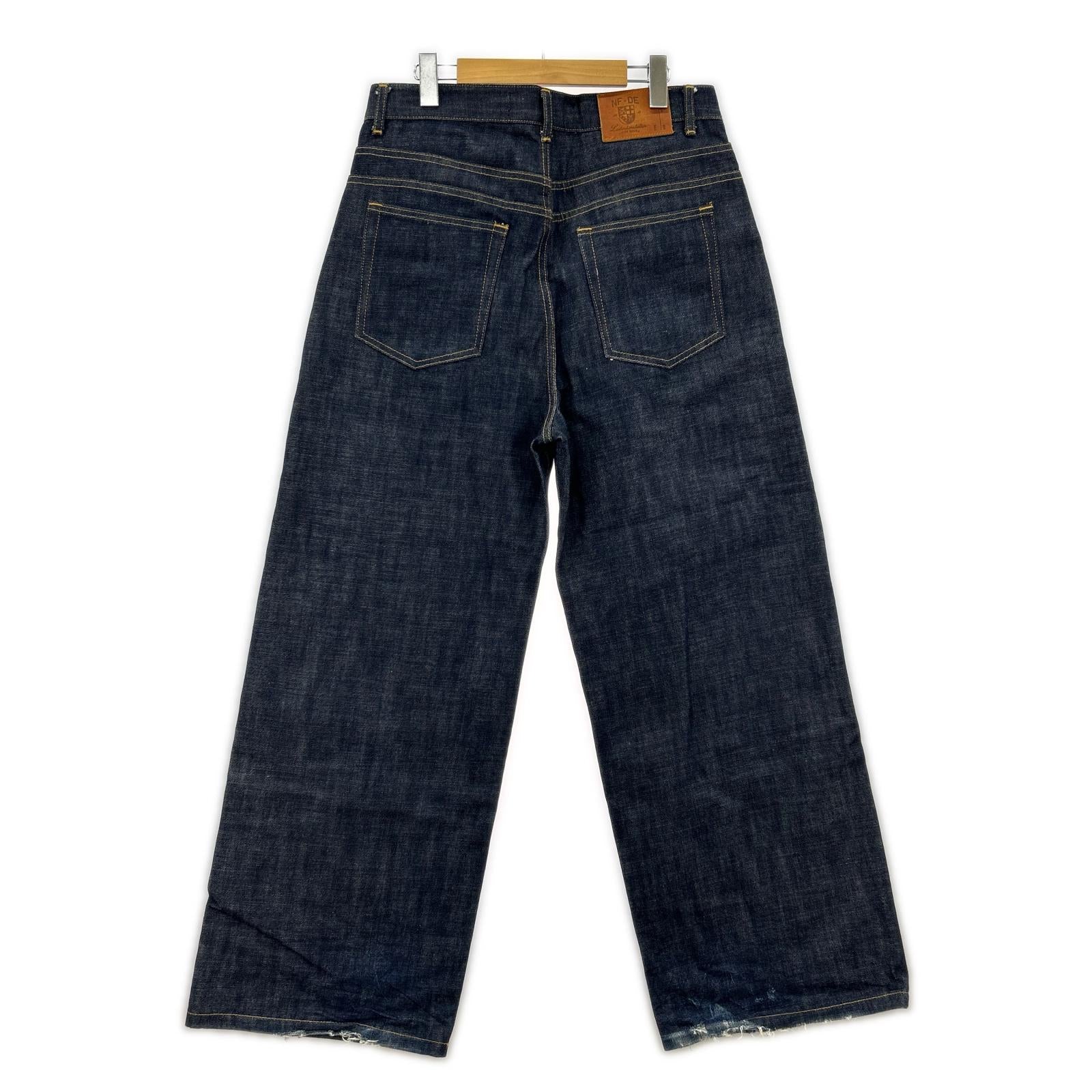 デニムパンツ NO/FAITH STUDIOS RAW DENIM LOOSE ブルー