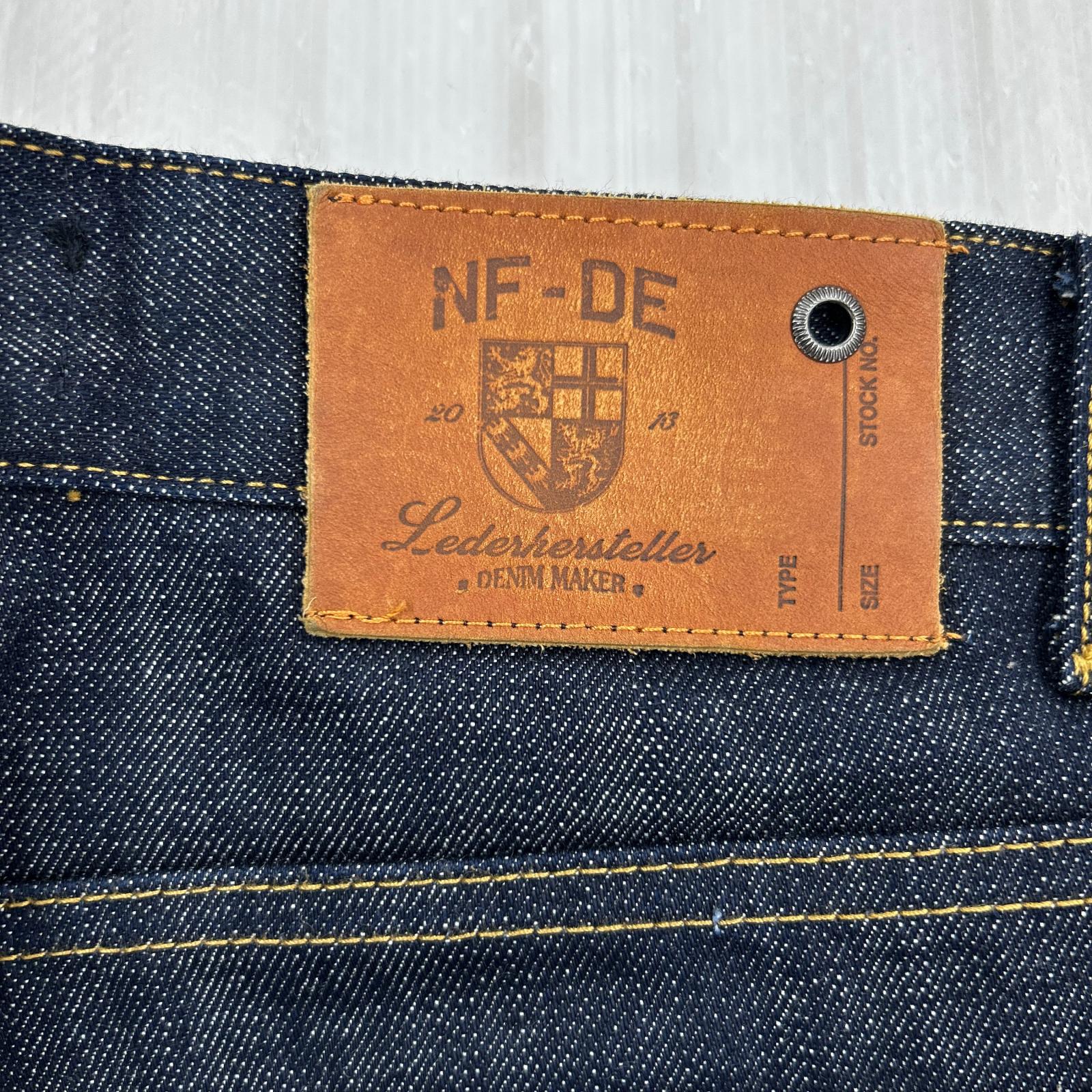 デニムパンツ NO/FAITH STUDIOS RAW DENIM LOOSE ブルー