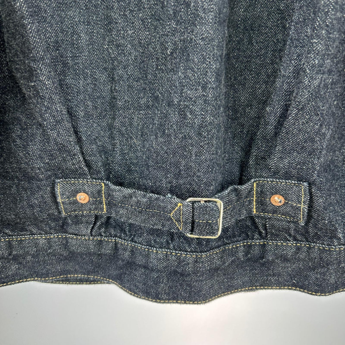 デニムジャケット WORKERS S806XX Buckle Back WWⅡ (40) 40 ネイビー