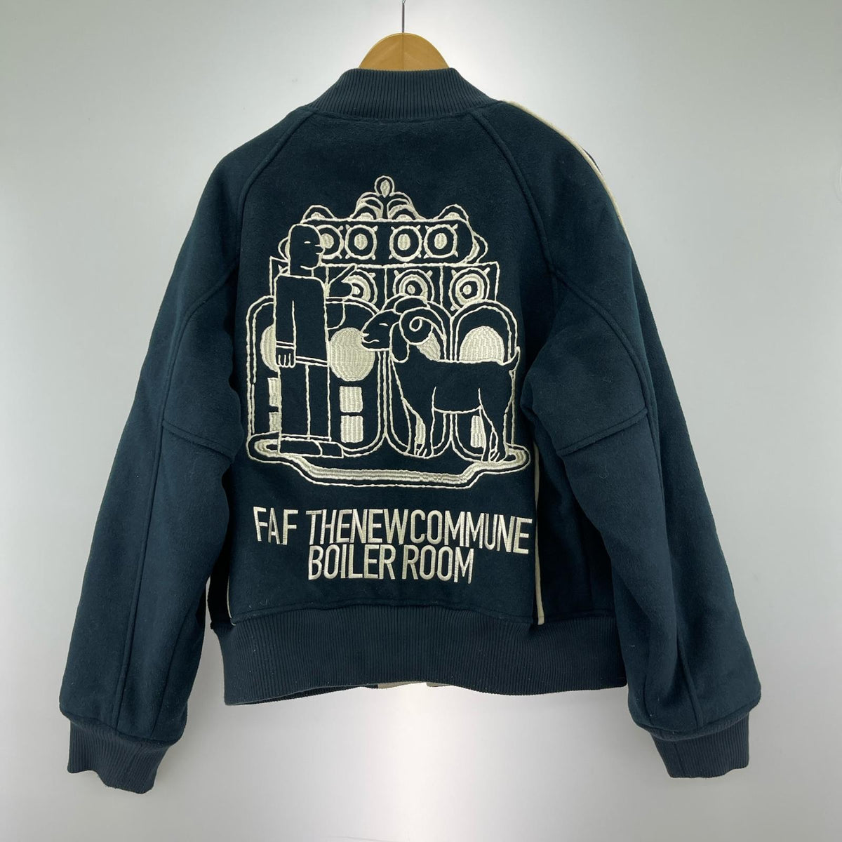 ブルゾン BOILER ROOM×FAF STADIUM JACKET