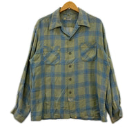 長袖シャツ 60s オープンカラーシャツ L
