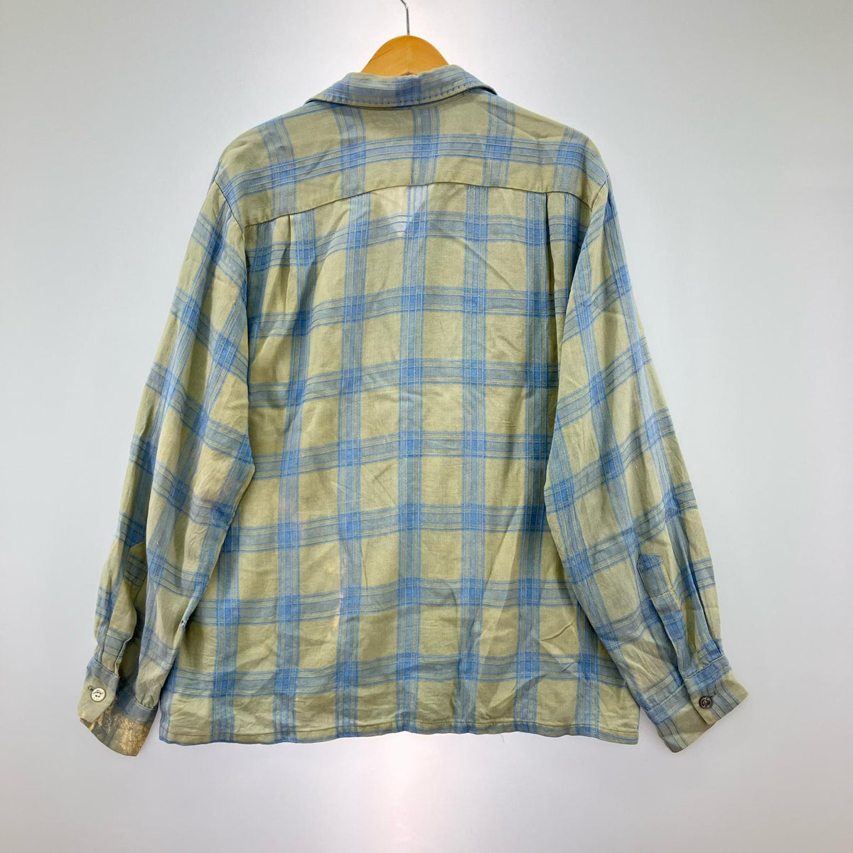 長袖シャツ 60s オープンカラーシャツ L