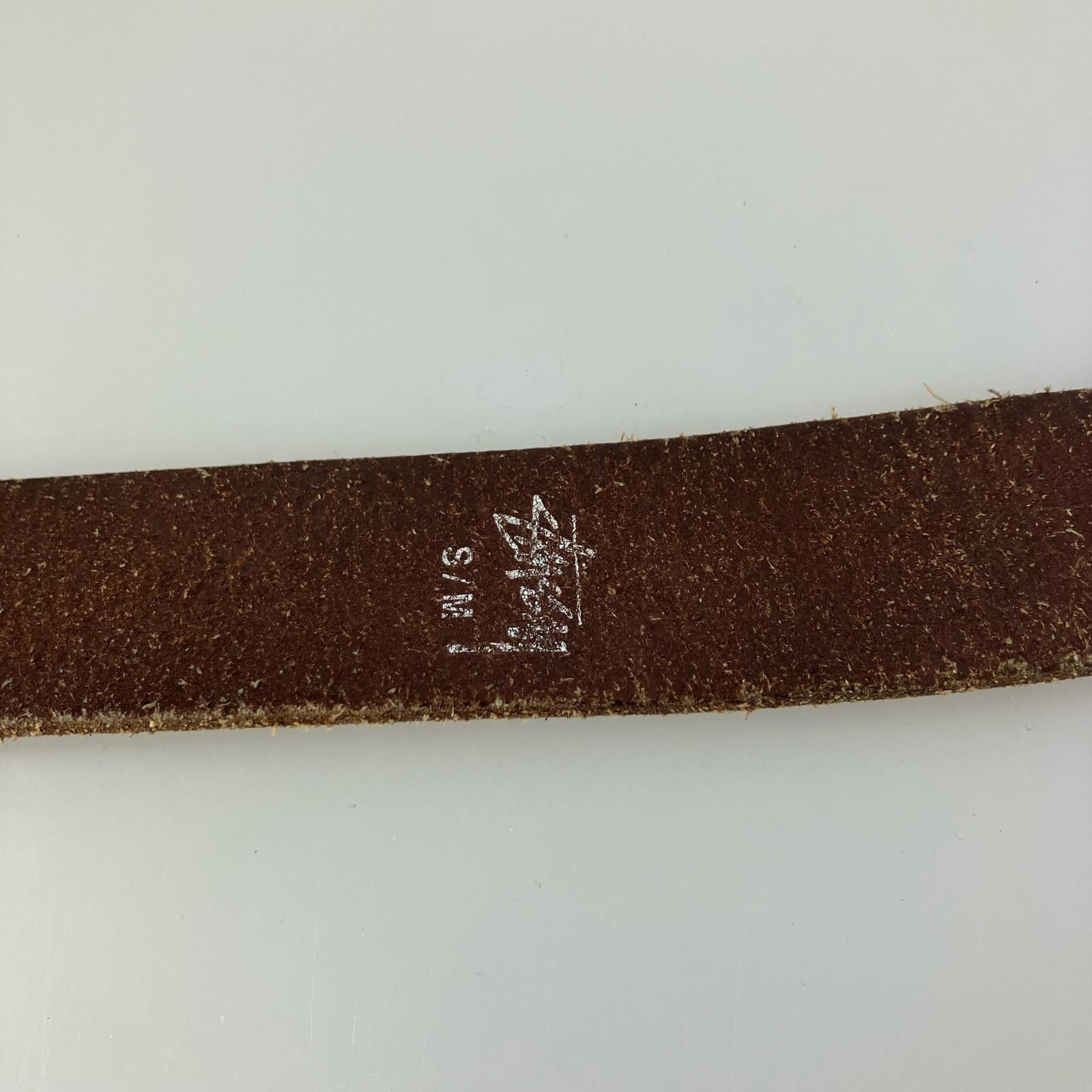 その他アクセサリー レザーベルト ブラウン ブラウン