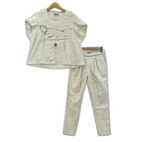 セットアップ D-due h.p.france セットアップ size36 ベージュ