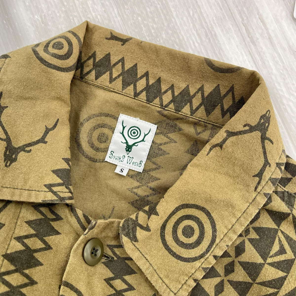 長袖シャツ Hunting shirt S カーキ S カーキ