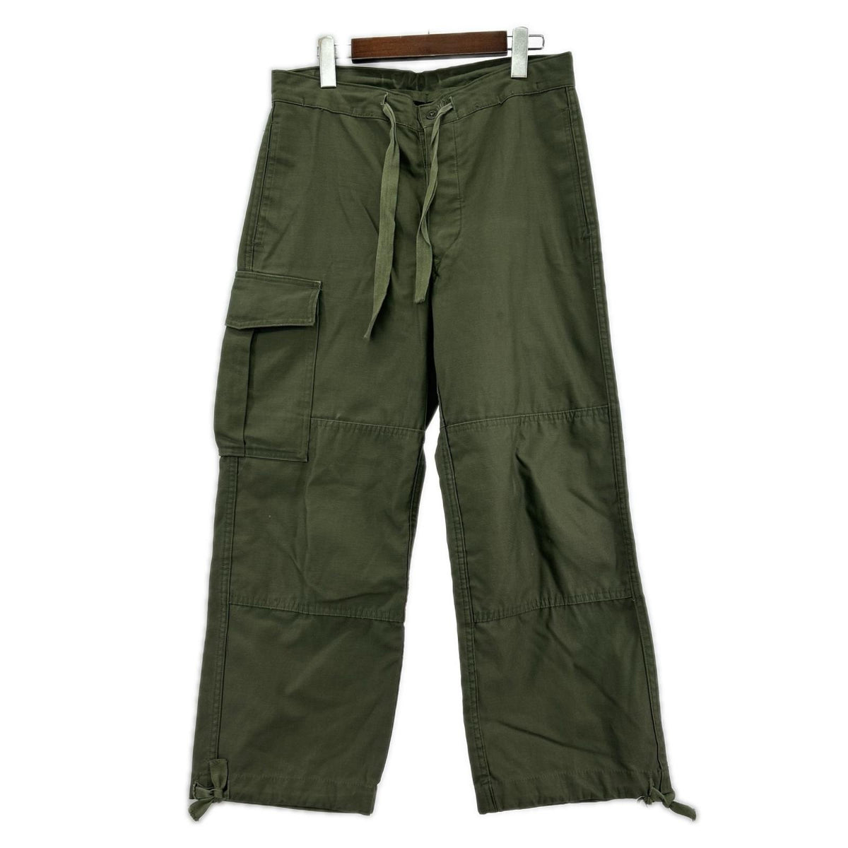 パンツ 90s ﾍﾞﾙｷﾞｰ軍 ﾌｨｰﾙﾄﾞｶｰｺﾞ (実寸32) 1 グリーン