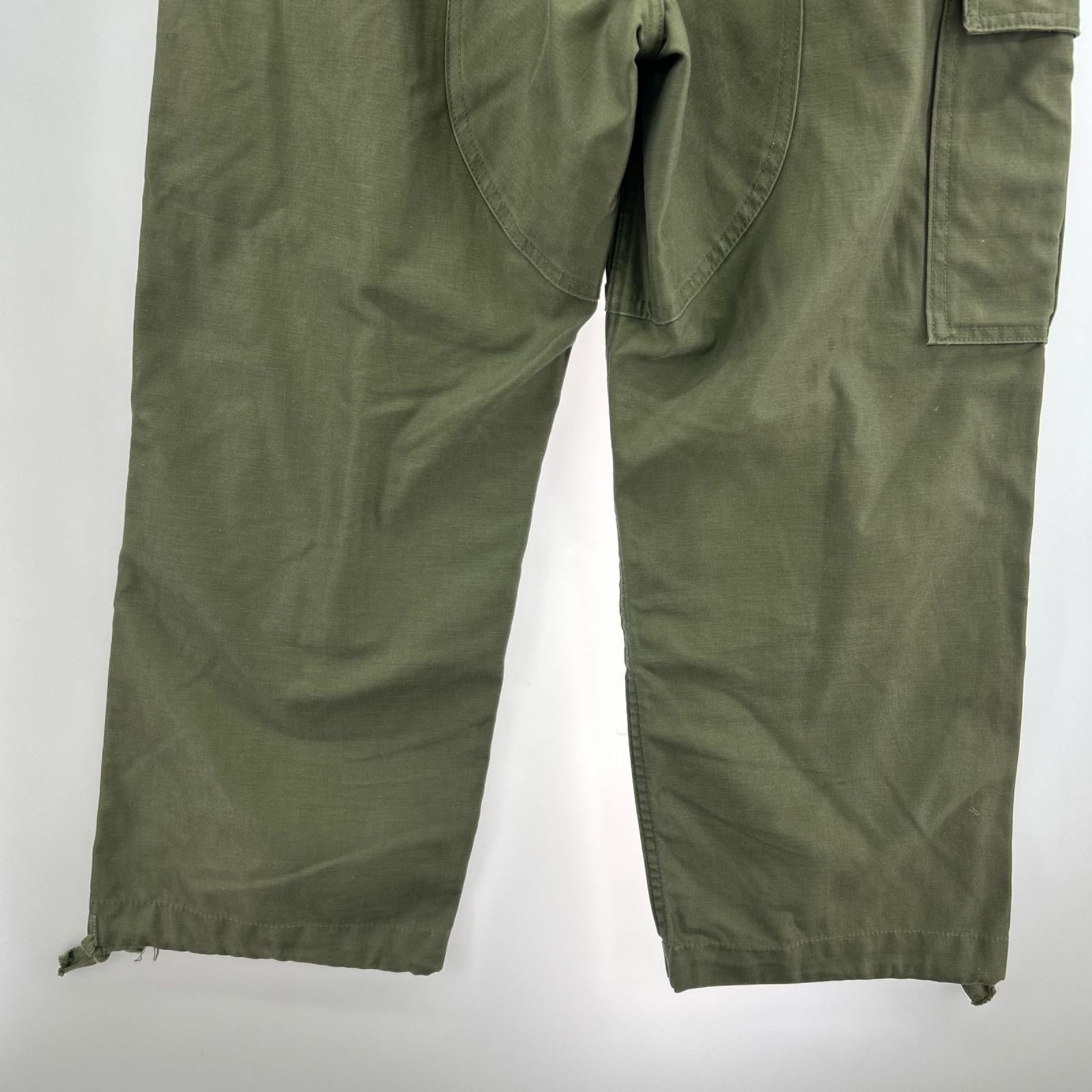 パンツ 90s ﾍﾞﾙｷﾞｰ軍 ﾌｨｰﾙﾄﾞｶｰｺﾞ (実寸32) 1 グリーン