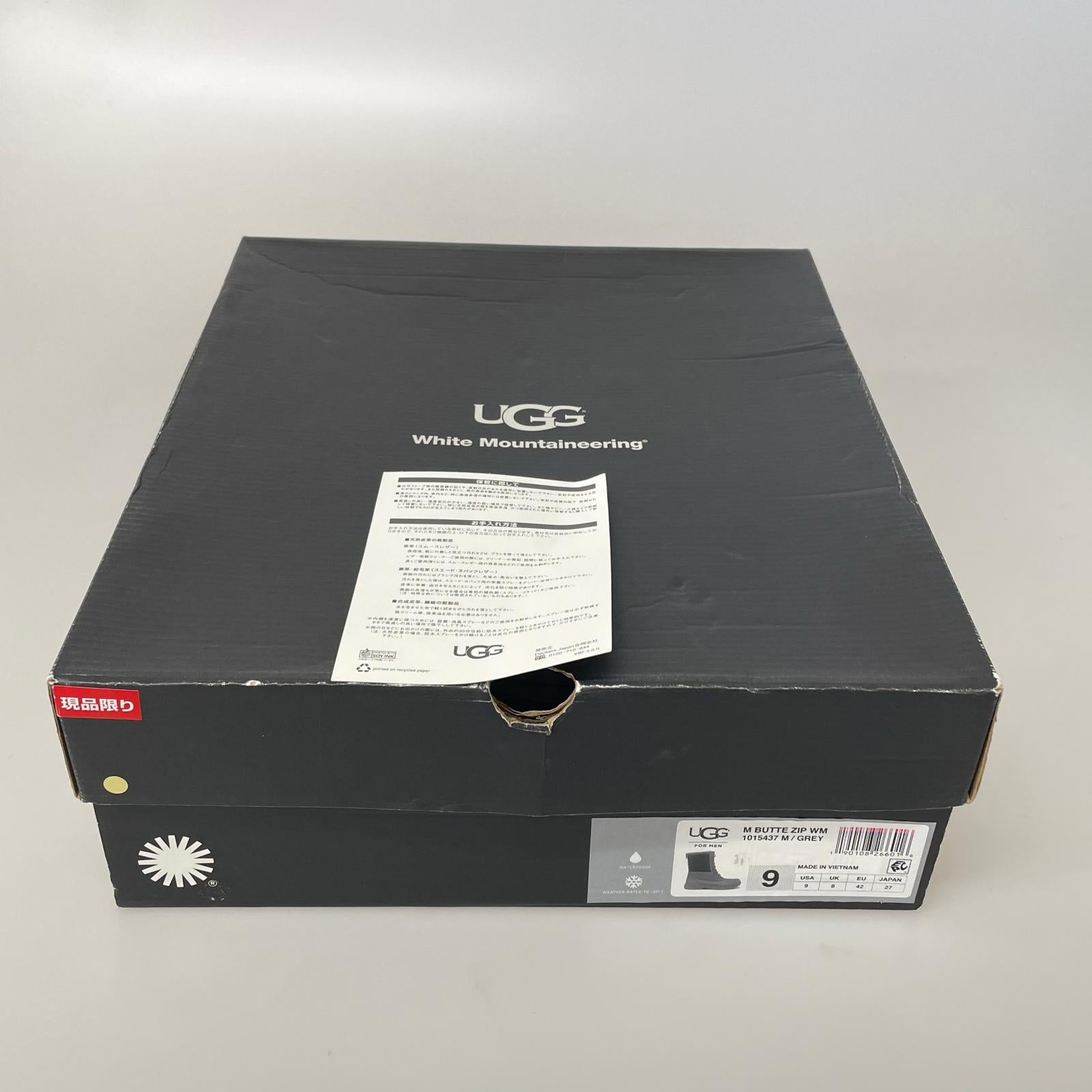 ブーツ UGG australia × WHITE MOUNTAINEERING グレー