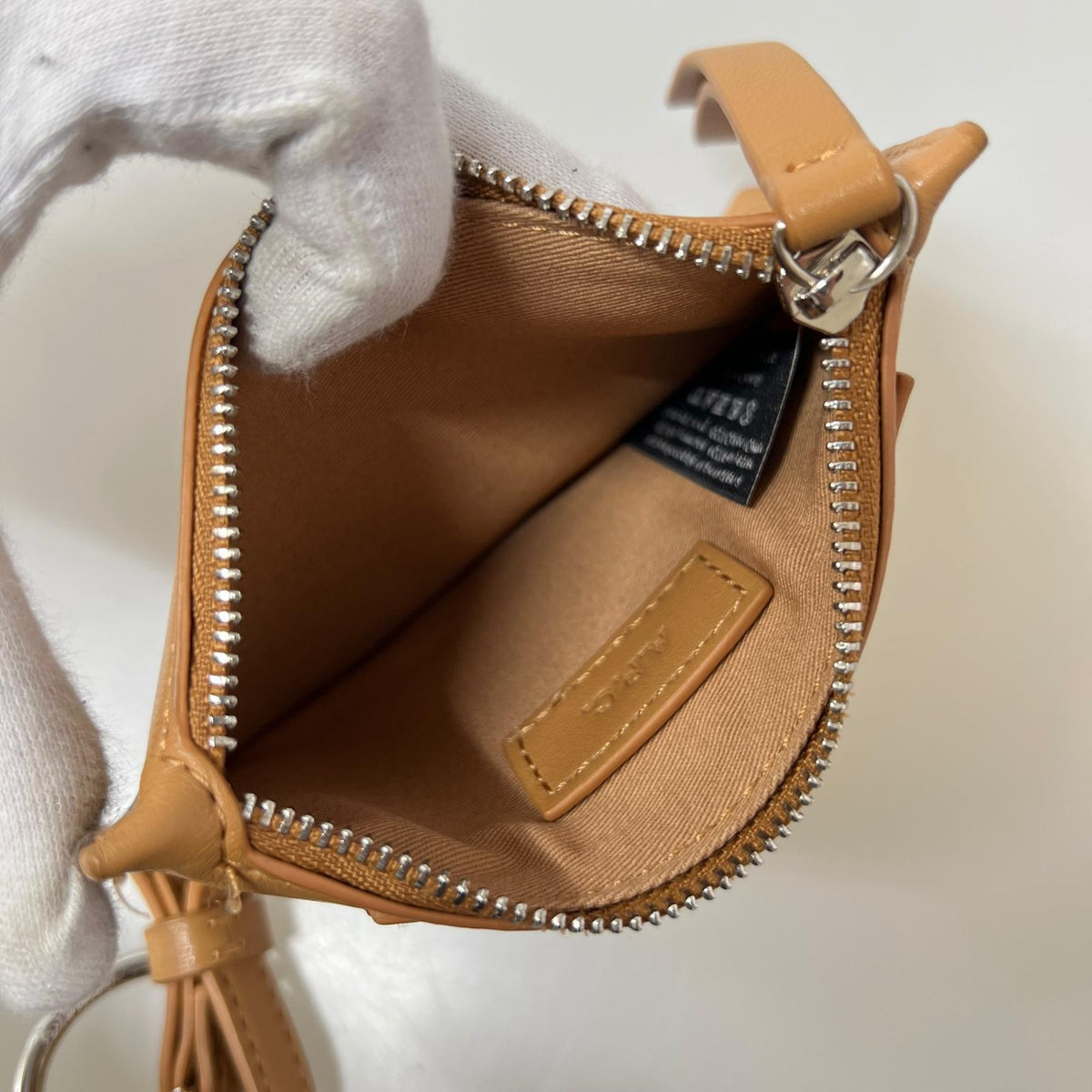 コンパクトウォレット PORTE-MONNAIE NINO キャメル ブラウン