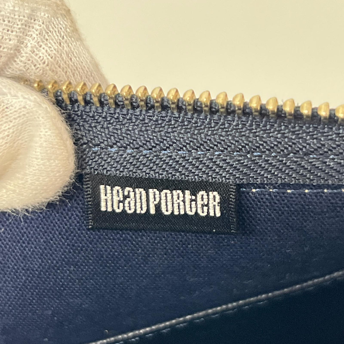 その他バッグ HEAD PORTER ボーダー クラッチバッグ