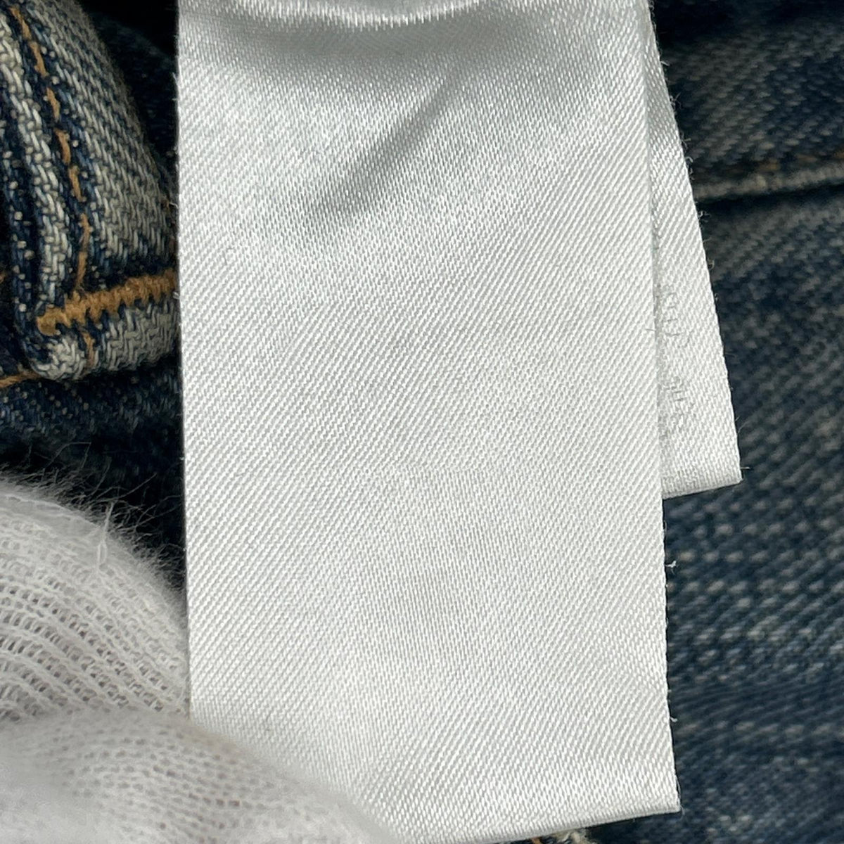デニムパンツ 24SS/CRASHED MODERN DENIM WIDE 32 ネイビー