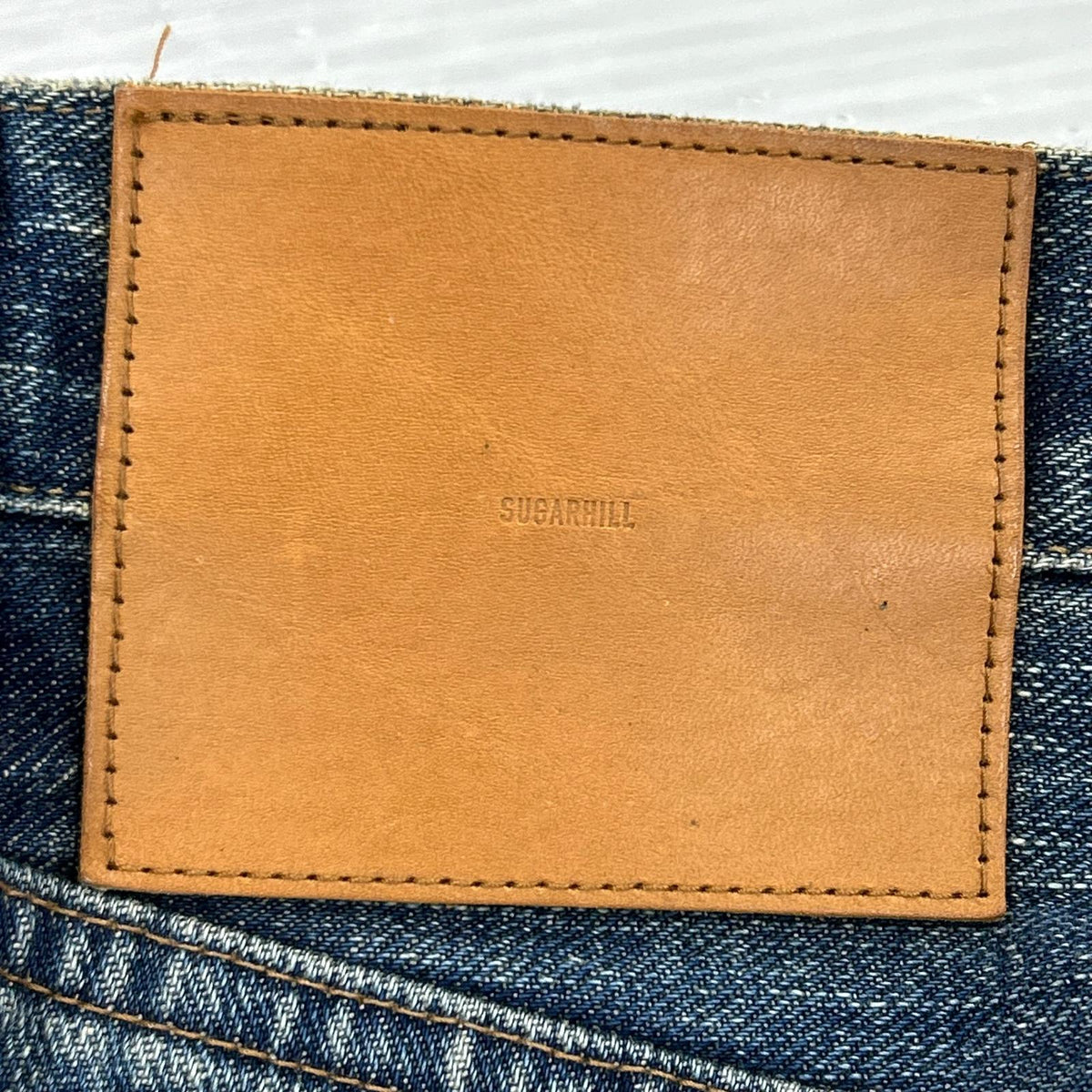 デニムパンツ 24SS/CRASHED MODERN DENIM WIDE 32 ネイビー