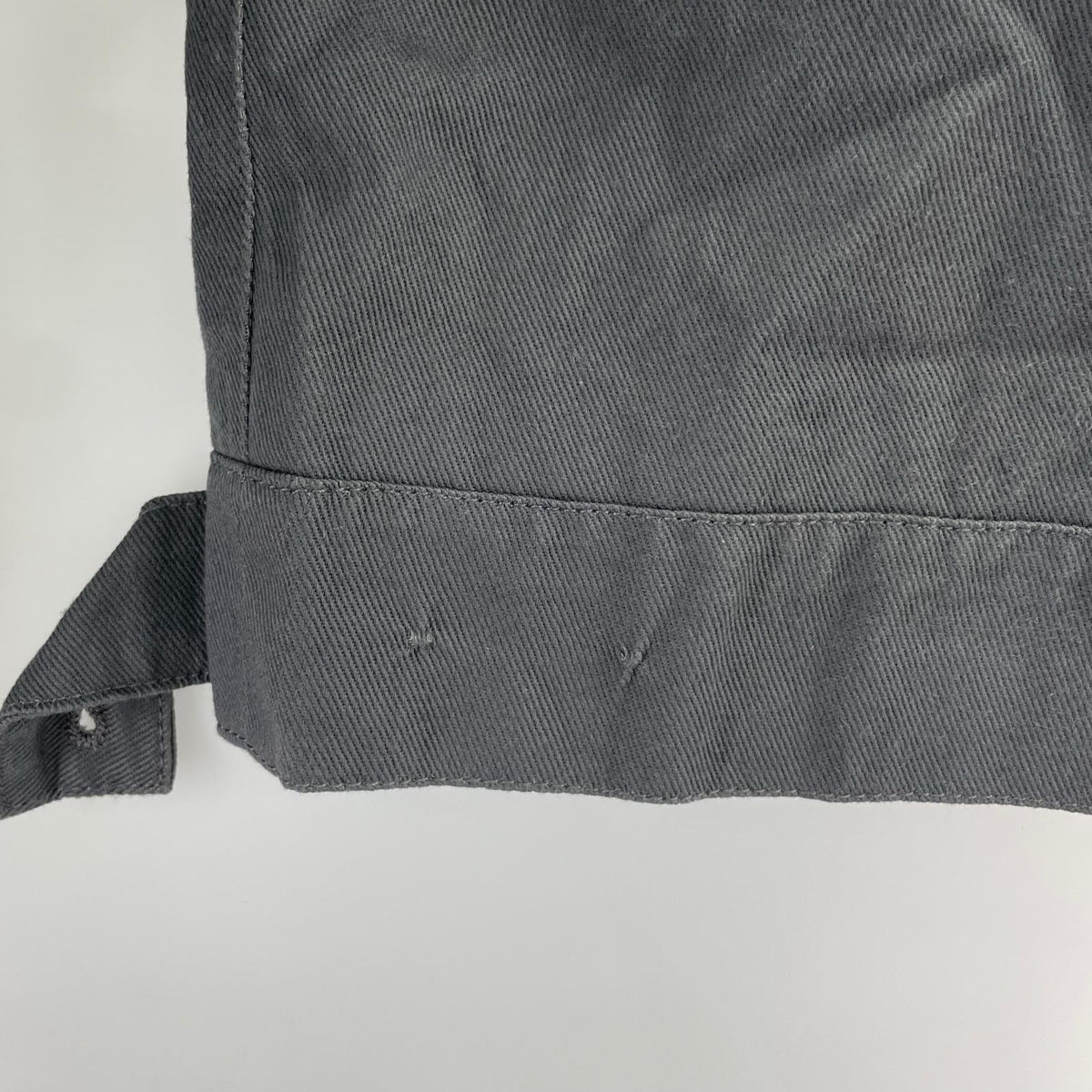 ジャケット AT-DIRTY LEATHER SLEEVE WORK JACKET S ブラック