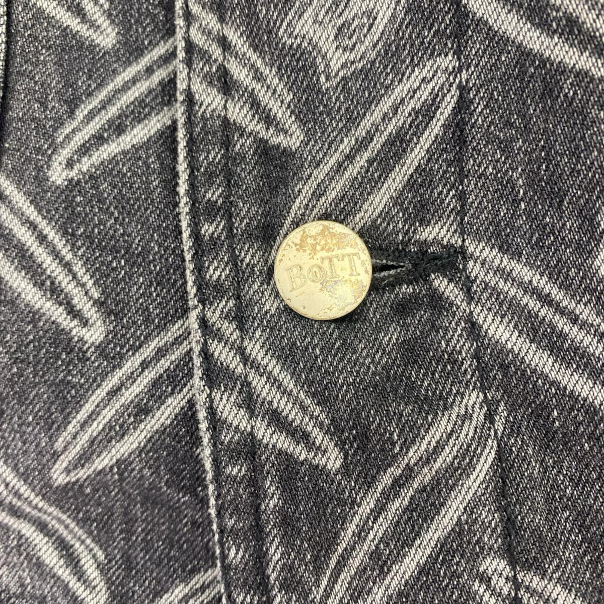 ジャケット 24SS Plate Denim Jacket ﾌﾞﾗｯｸ (XL)