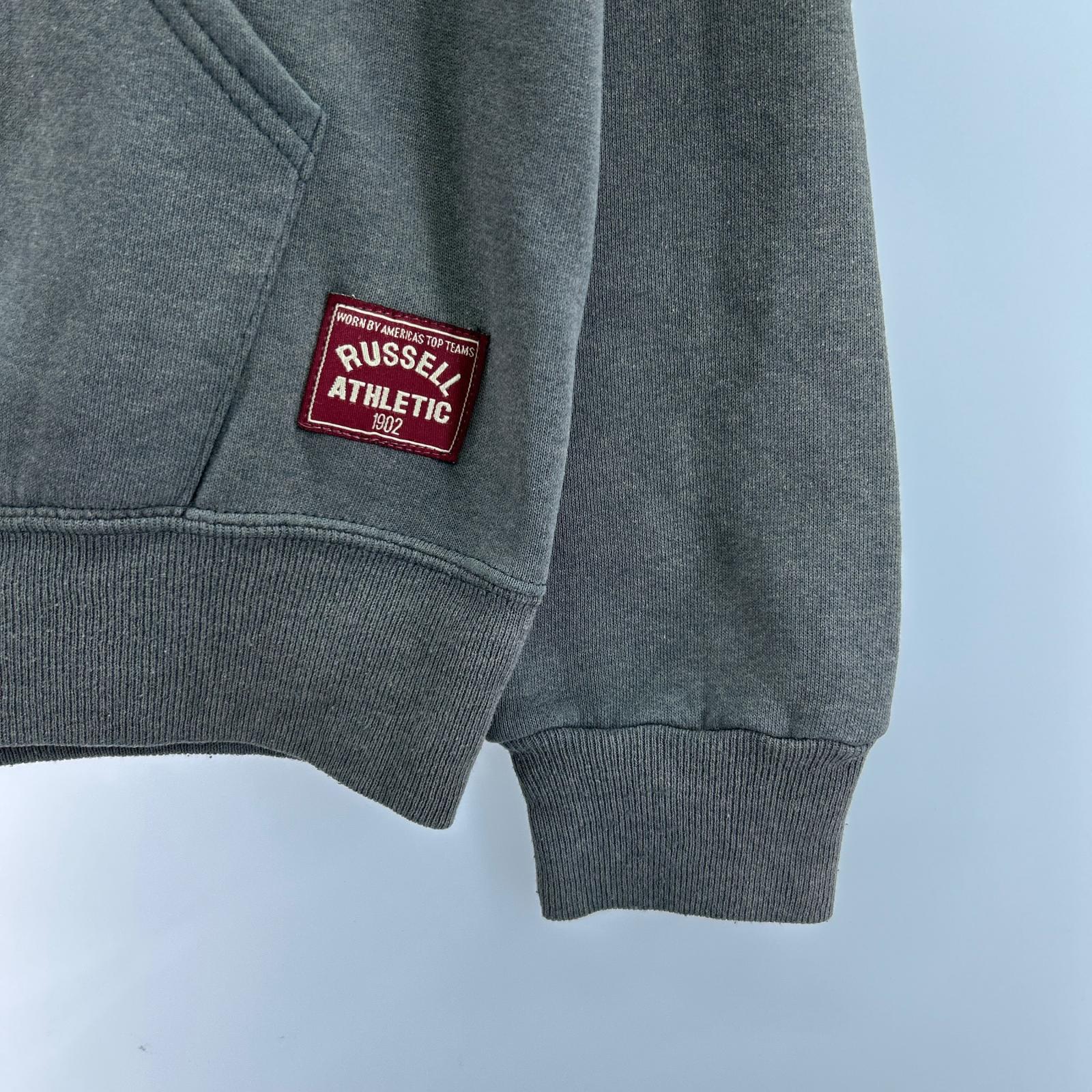 パーカー RUSSELL ATHLETIC　バックプリント M グレー
