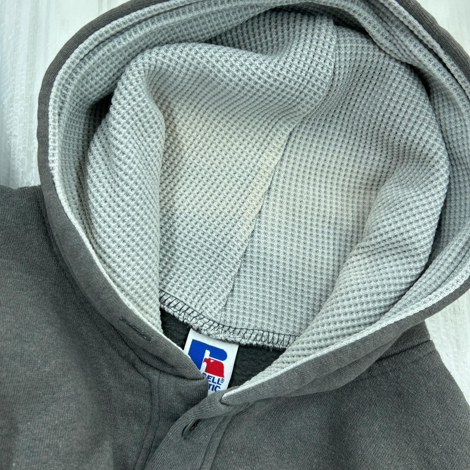 パーカー RUSSELL ATHLETIC　バックプリント M グレー