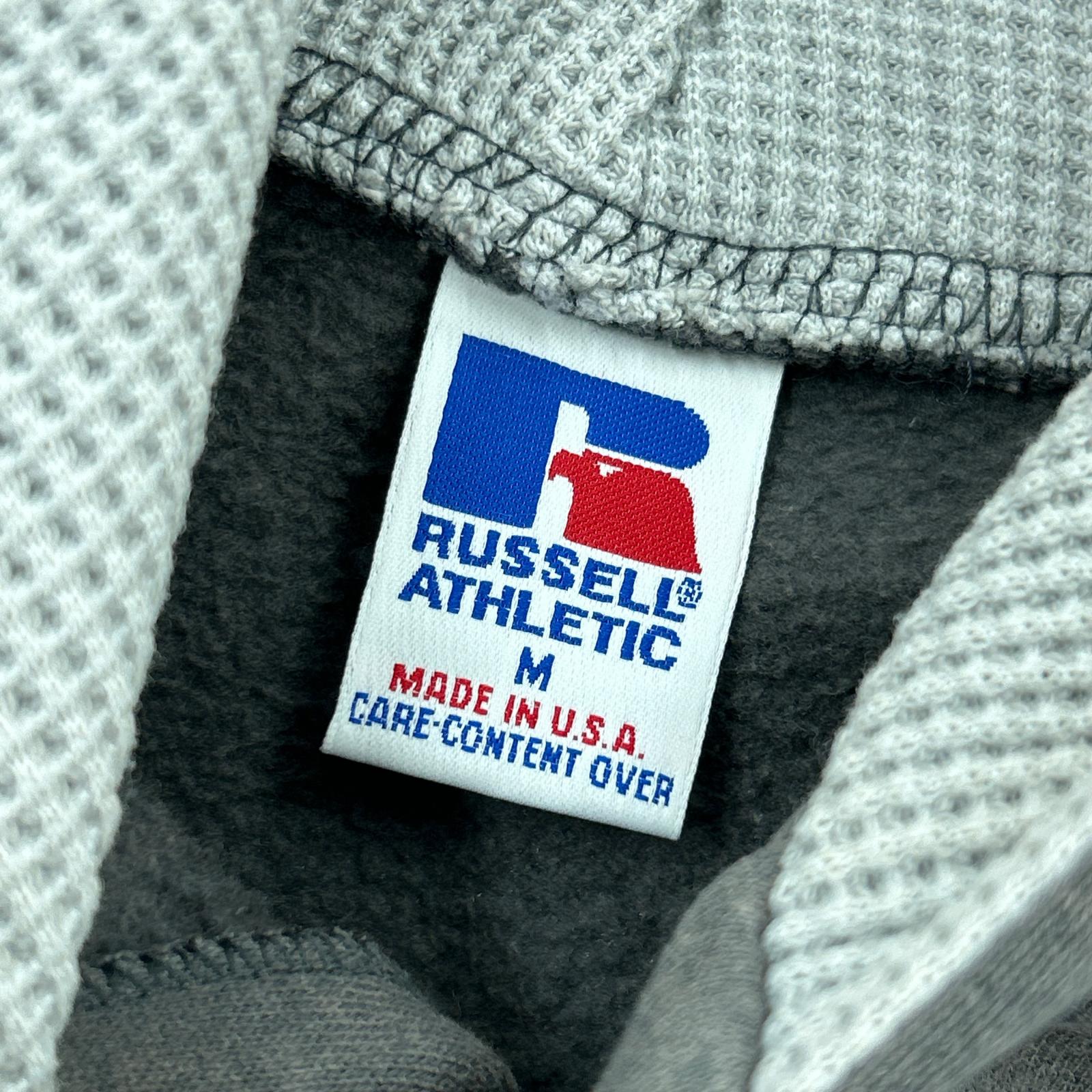 パーカー RUSSELL ATHLETIC　バックプリント M グレー