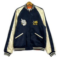 ジャケット スカジャン ネイビー L L