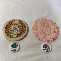 CLAMP 京都エールプロジェクト コースター&缶バッジセット フィギュア/グッズ