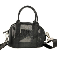 ショルダーバッグ THE DUFFLE 黒 メッシュ ブラック