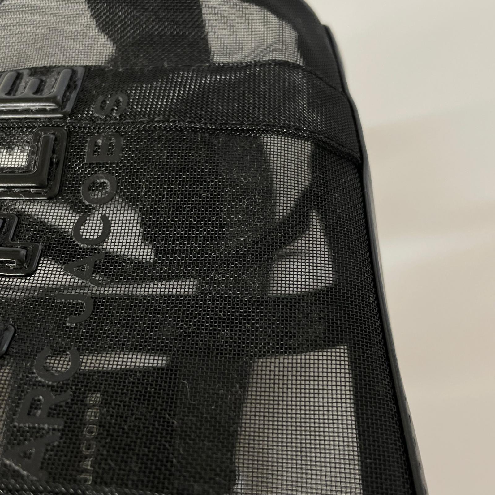 ショルダーバッグ THE DUFFLE 黒 メッシュ ブラック