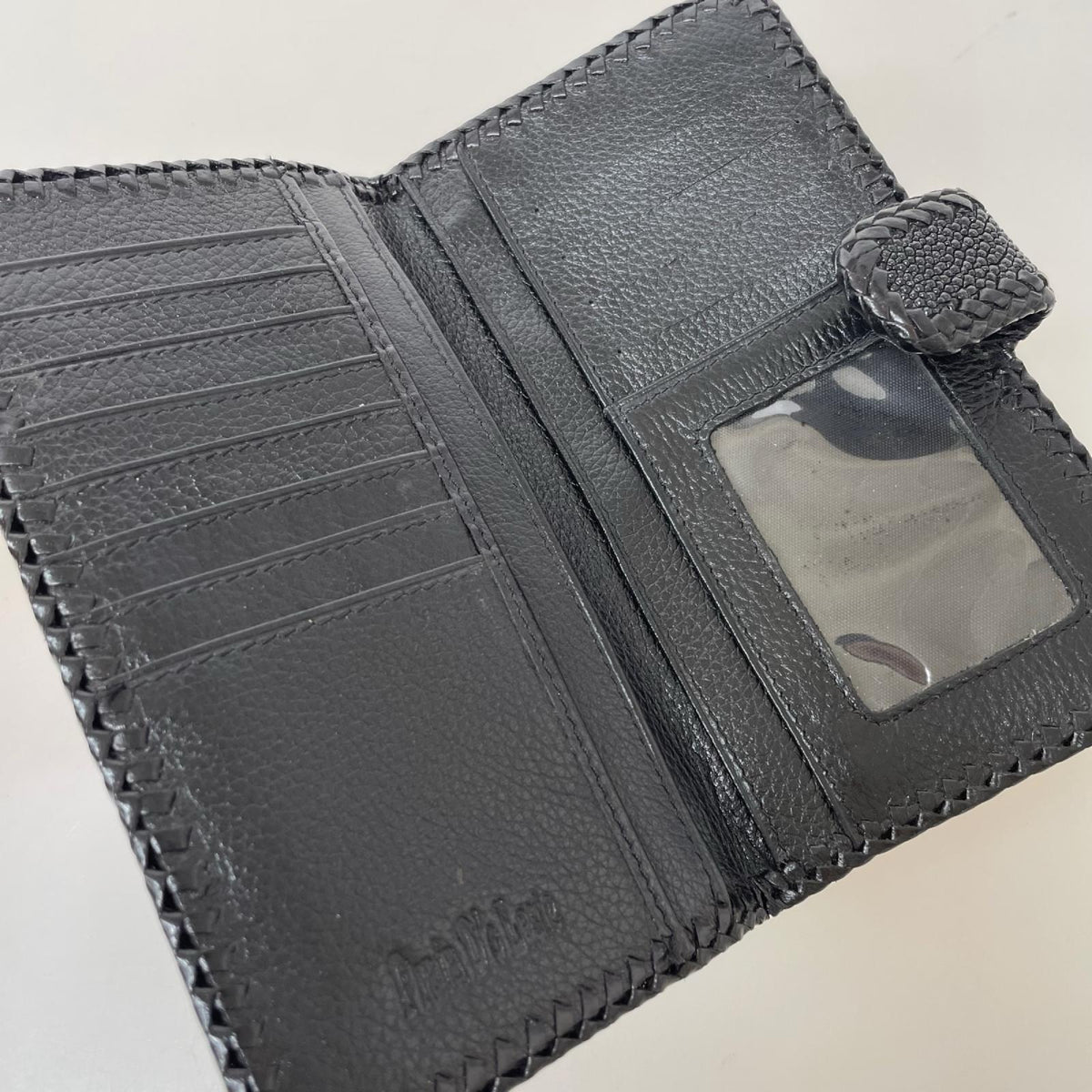 長財布 Prata Do Leste ｽﾃｨﾝｸﾞﾚｲ ブラック