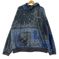 ジャケット RVCA ジャケット ペイズリー柄 NV L ネイビー