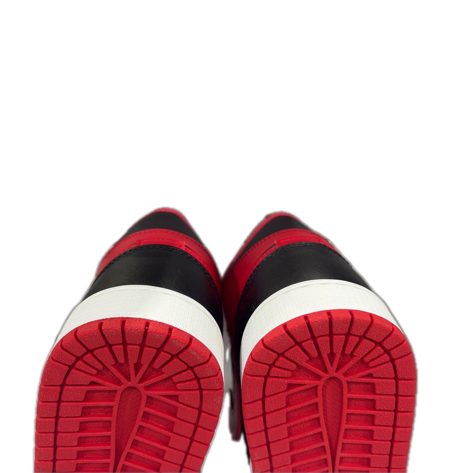 スニーカー Air Jordan 1 Mid Bred Toe 27cm (US9 UK8 1/2 EU44)