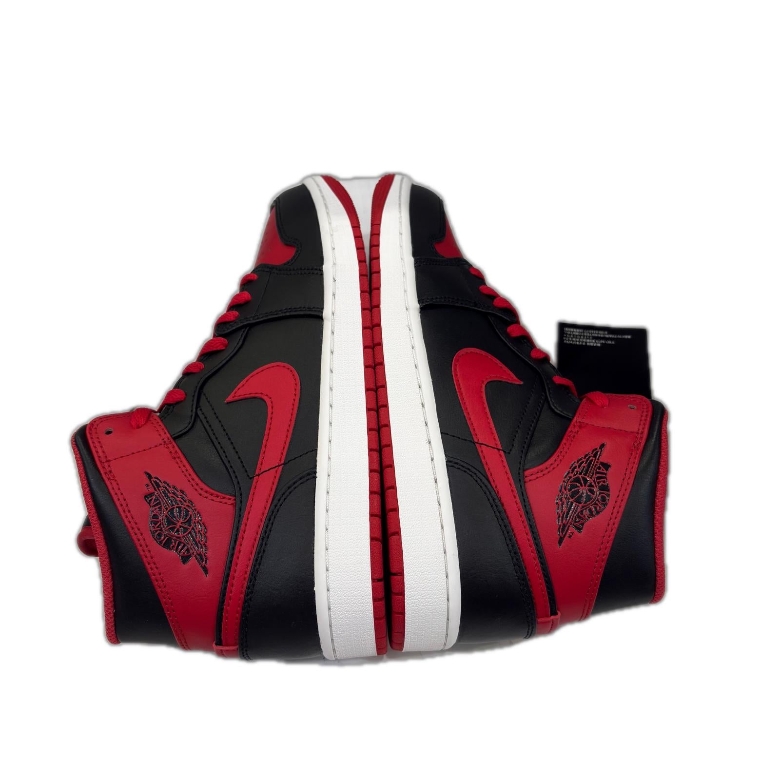 スニーカー Air Jordan 1 Mid Bred Toe 27cm (US9 UK8 1/2 EU44)