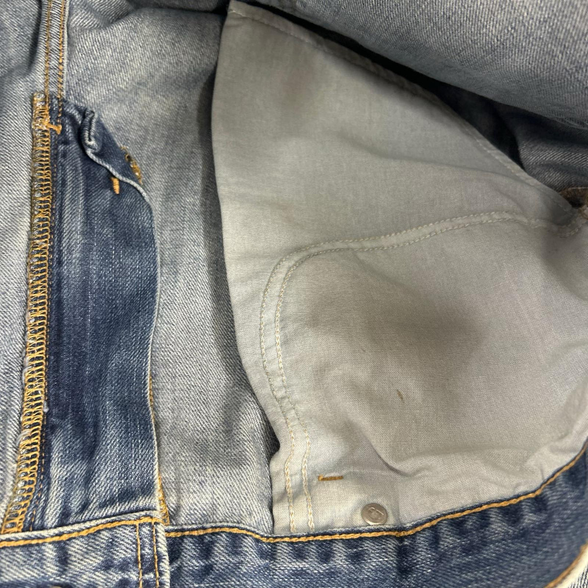 デニムパンツ loose fit (W38) 38 ブルー