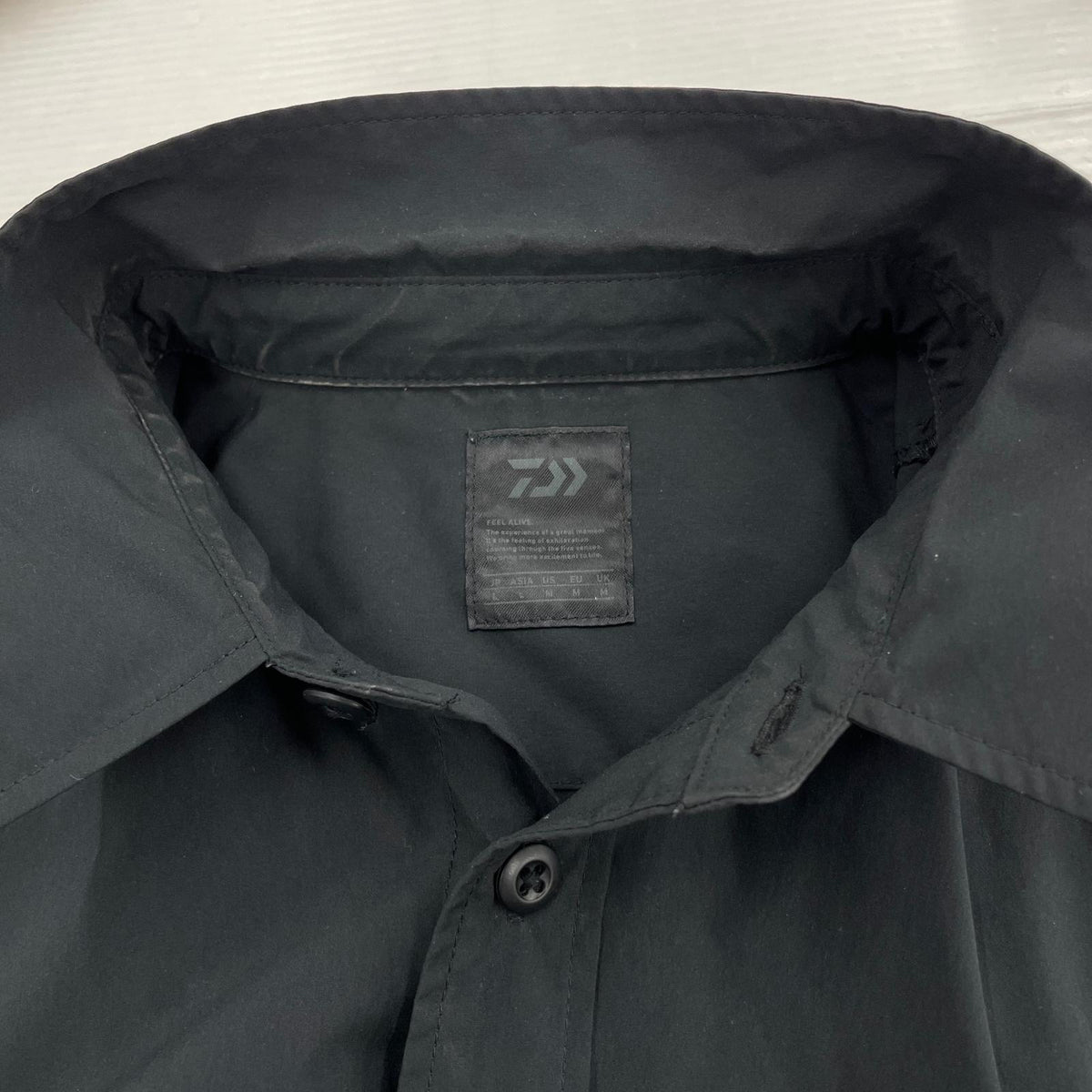 長袖シャツ TECH ANGLERS SHIRTS blk L ブラック