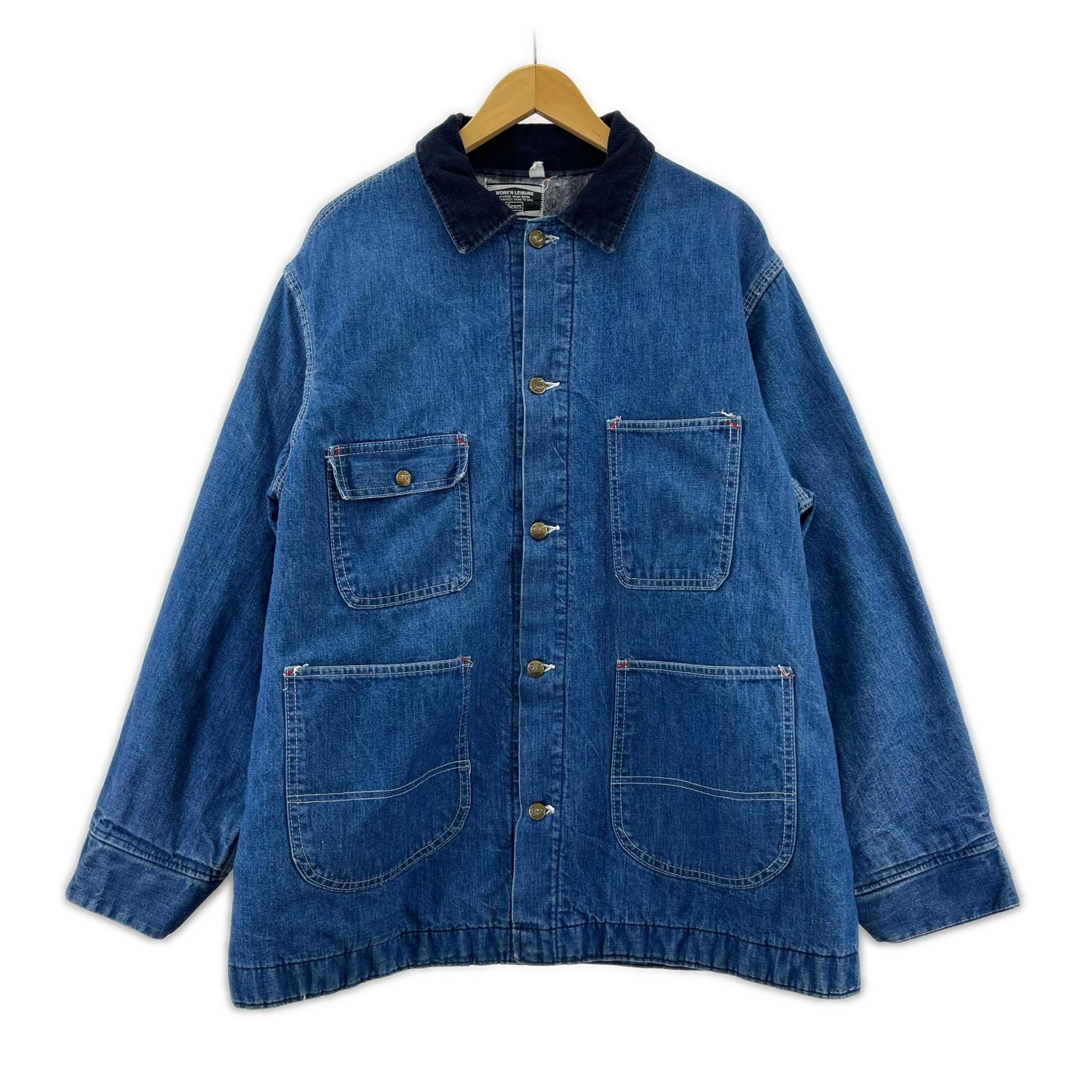 デニムジャケット 70s SEARS カバーオール (XL) LL