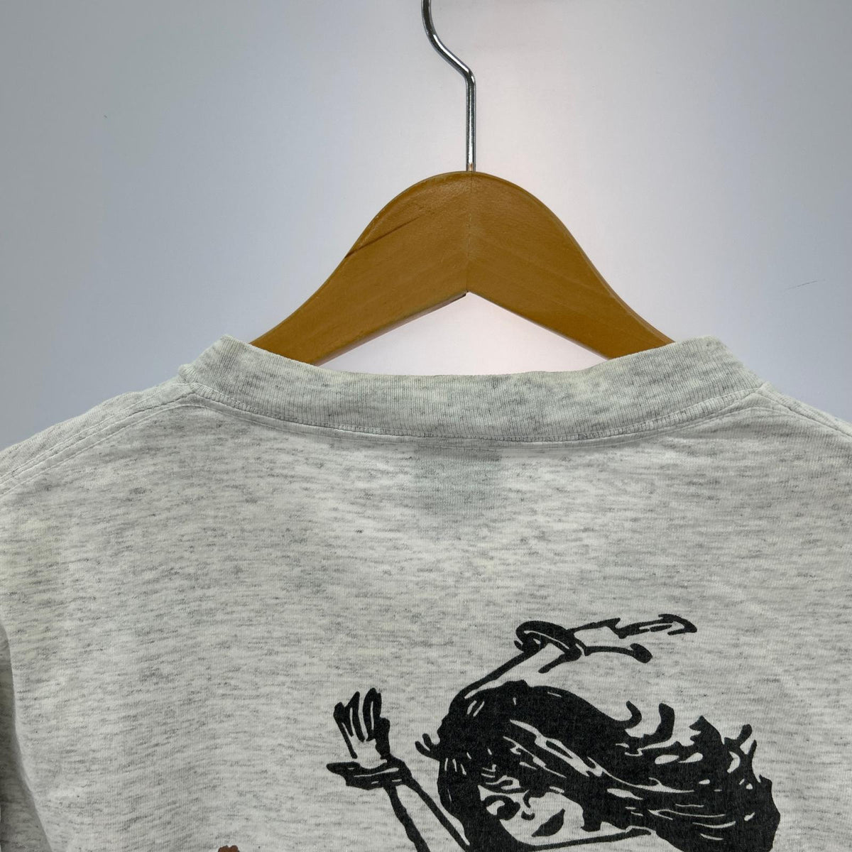 半袖Ｔシャツ 90s USA製 黒タグ Twist Girl Tee Tシャツ(L) 杢グレー L グレー
