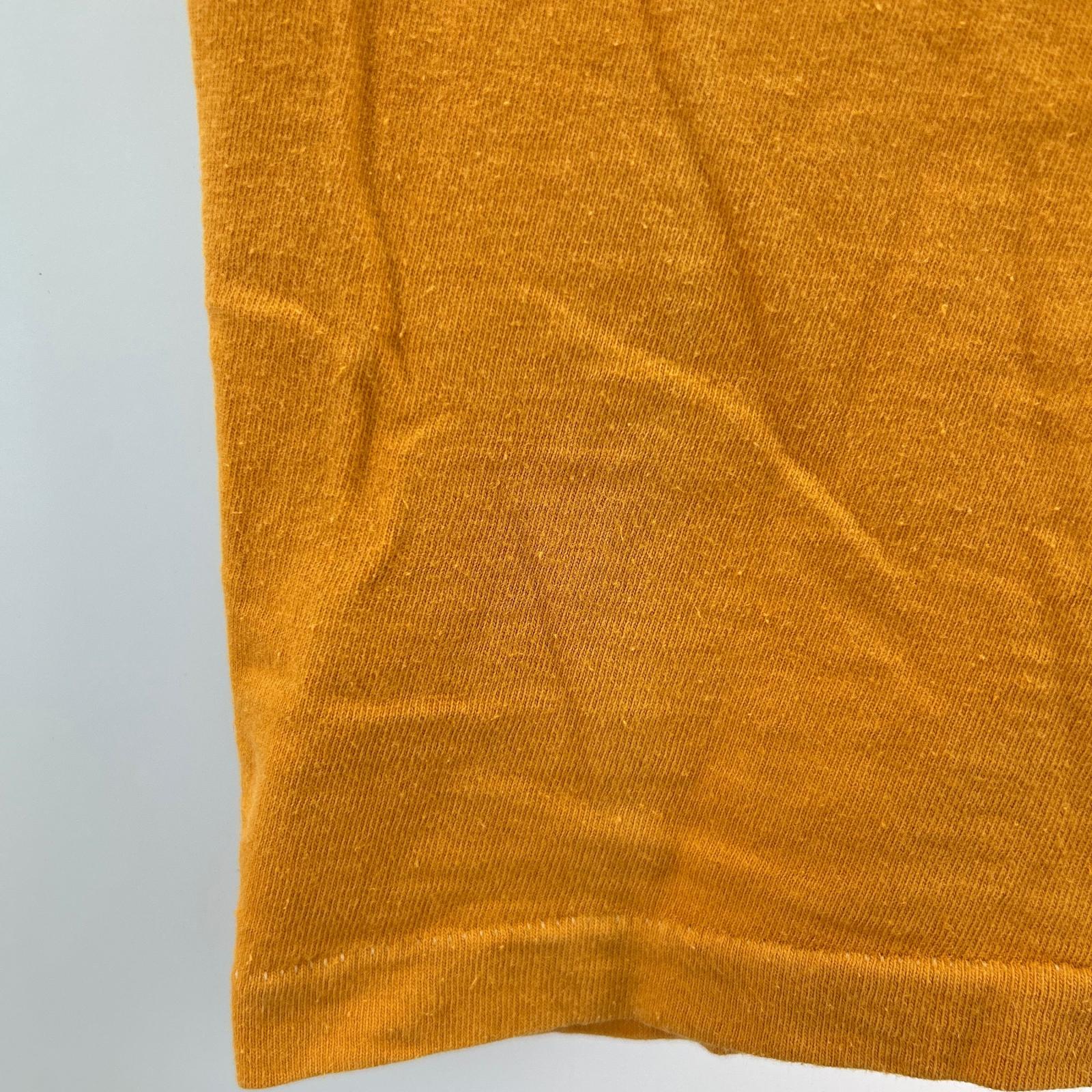 半袖Ｔシャツ 90s 吹き出しタグ VERY APE UK カレッジロゴ Tシャツ オレンジ オレンジ