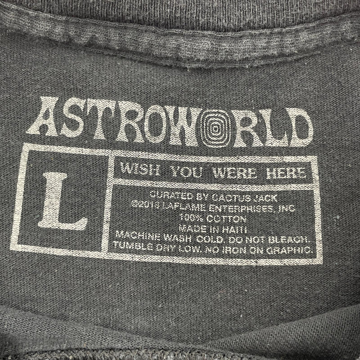 半袖Ｔシャツ ASTROWORLD Tee BLK L ブラック