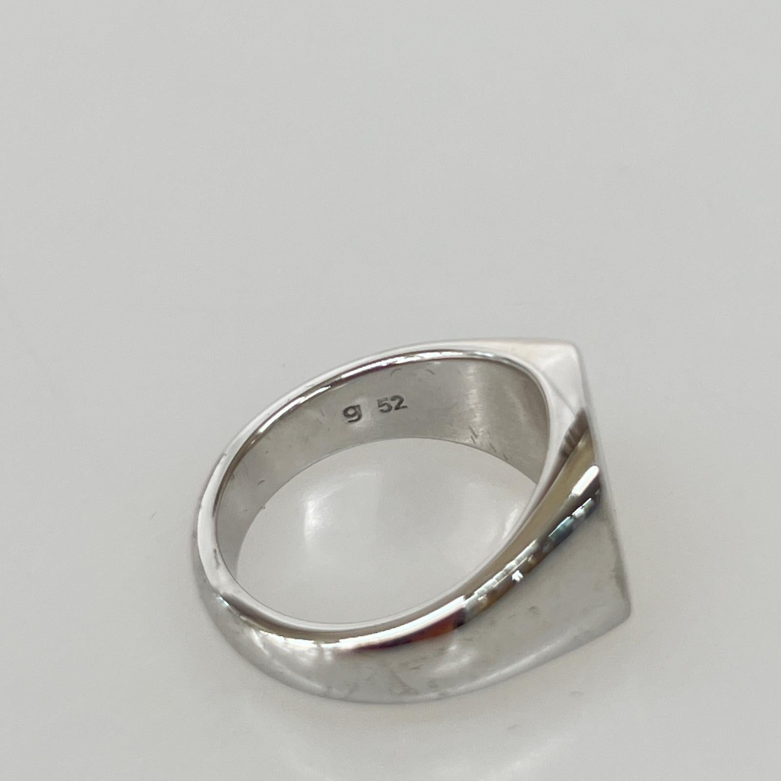 リング・指輪 Mined Ring Small Diamond 12号 シルバー