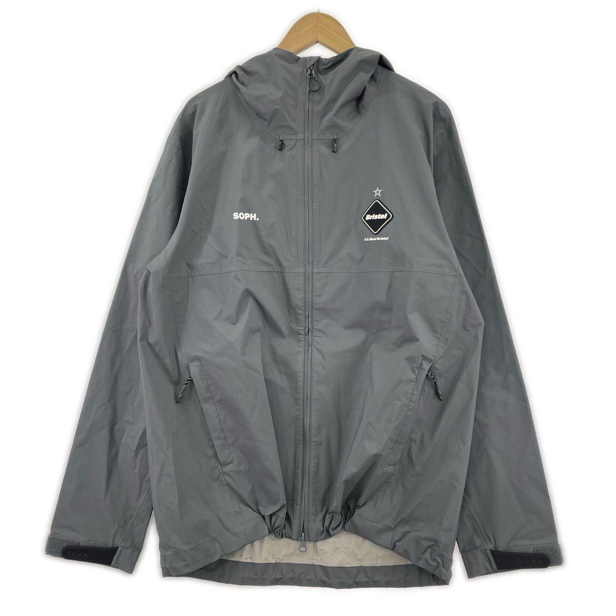 ジャケット F.C.Real Bristol ナイロンジャケット L グレー