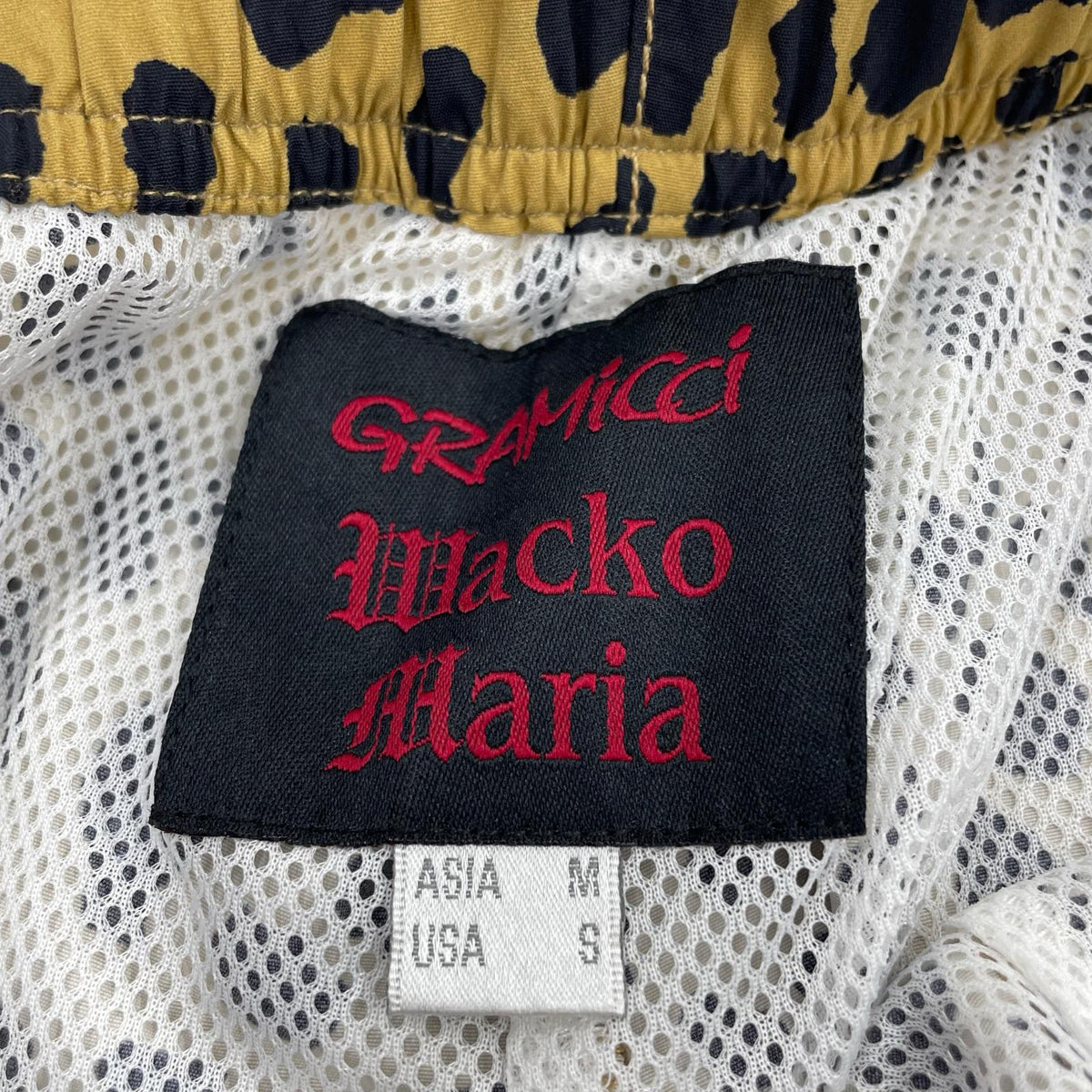 パンツ × gramicci レオパード ナイロンパンツ M ブラウン