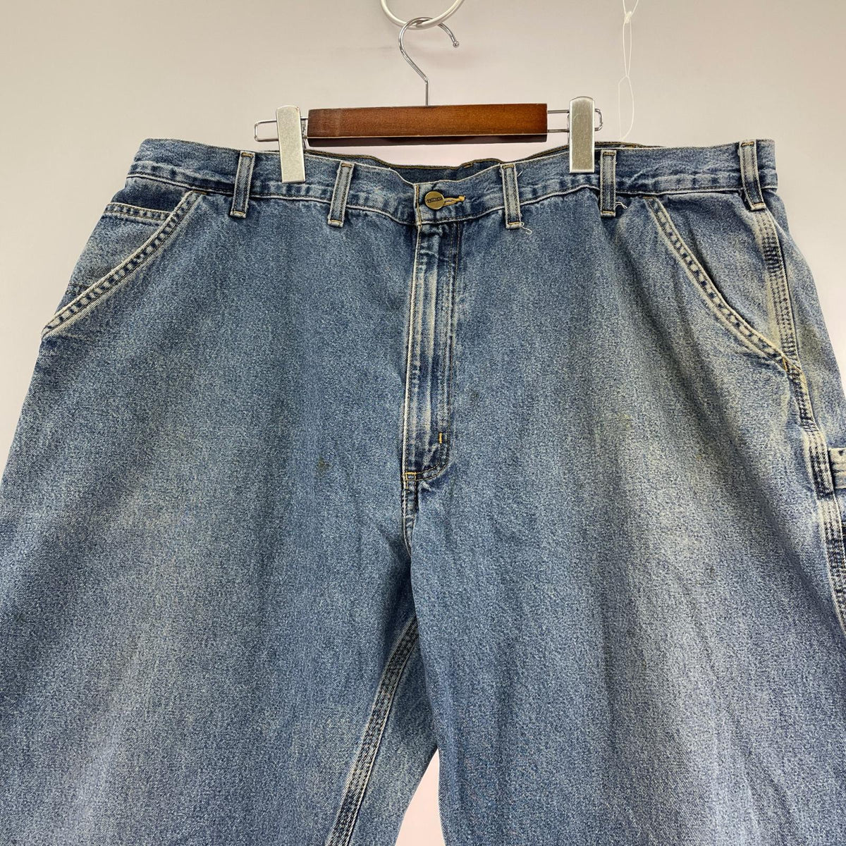 デニムパンツ デニムペインターパンツ ブルー