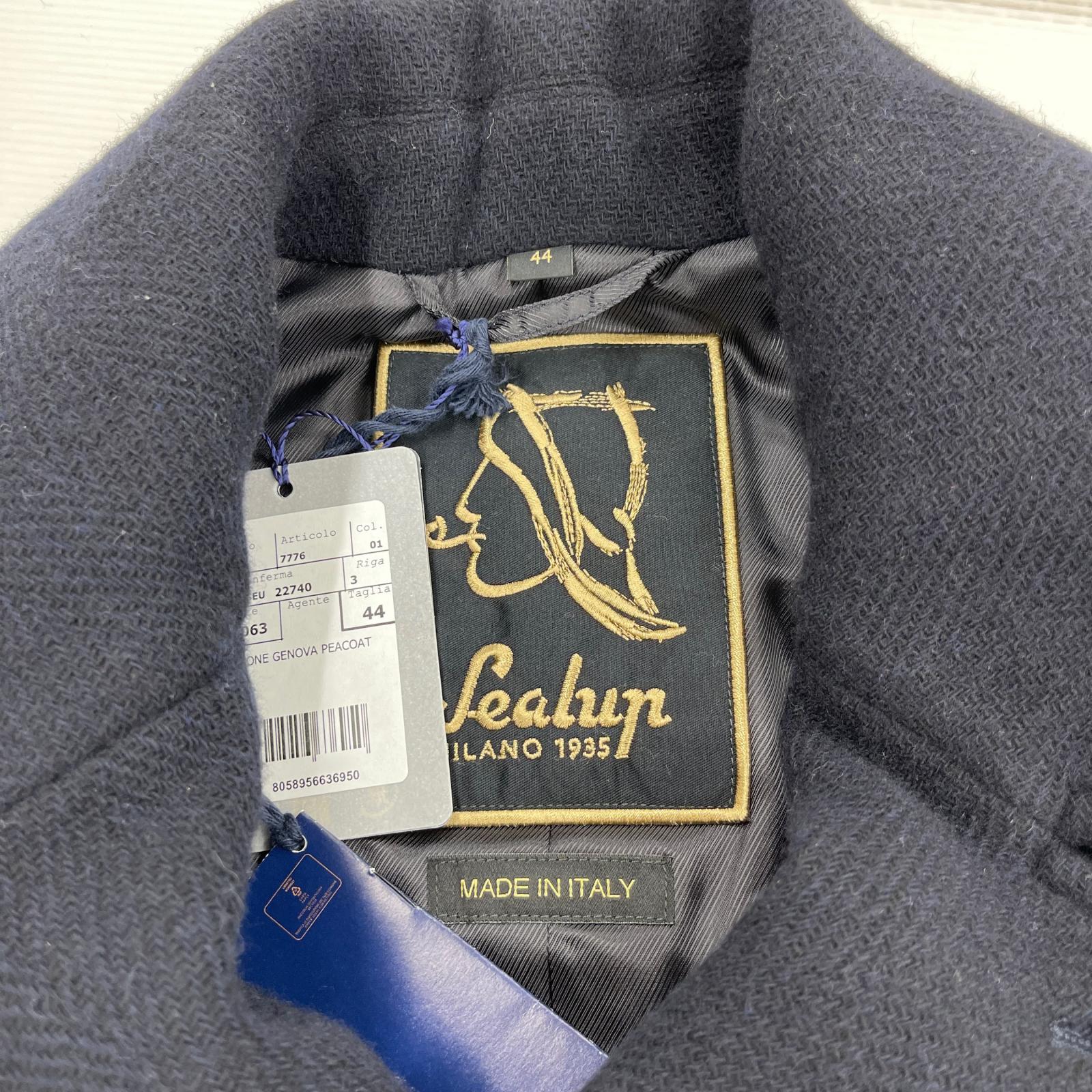 ジャケット SEALUP ウール Pコート 紺 (44) 44 ネイビー