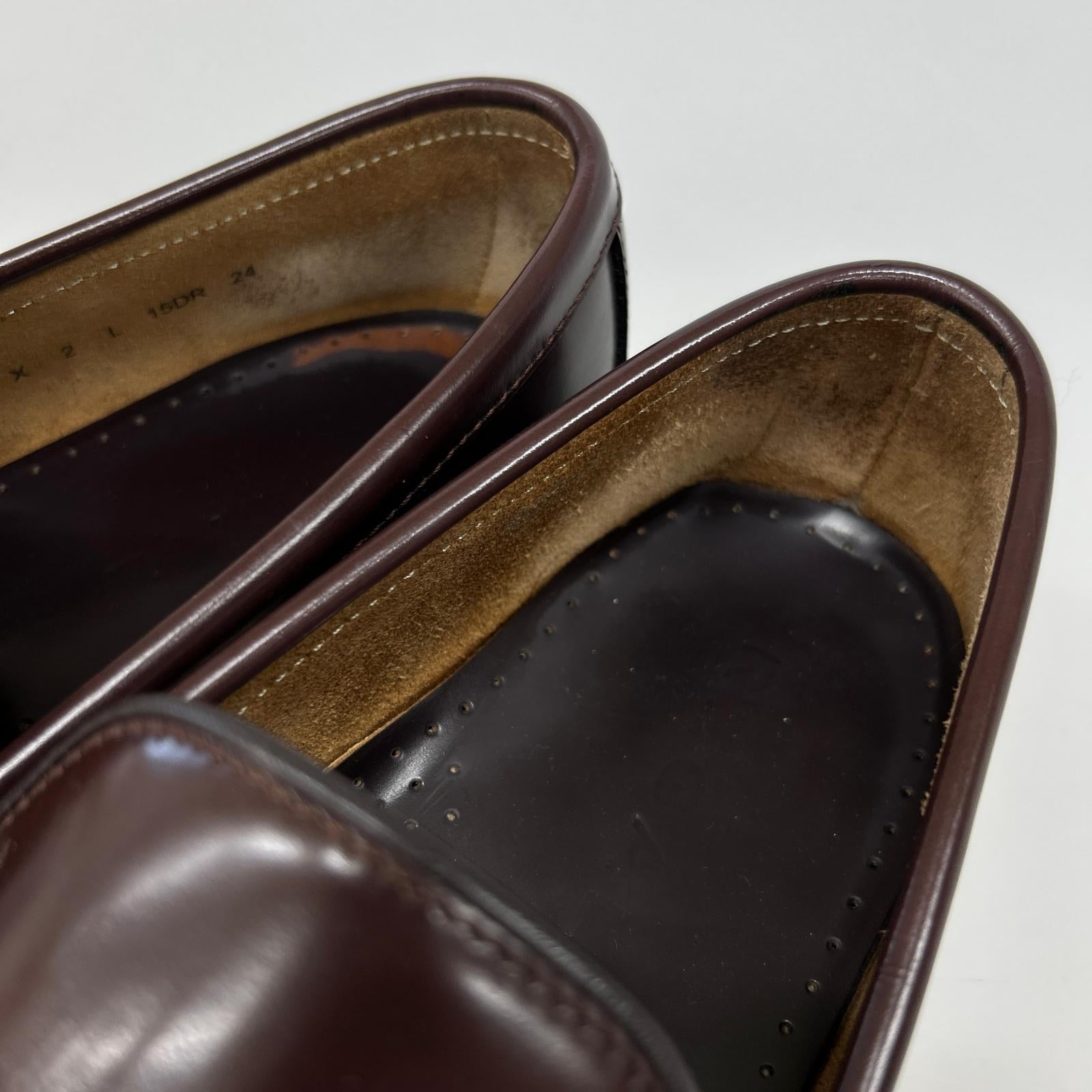 シューズ コブラヴァンプ 茶 レザー 24.0cm 24cm (US6 UK5 1/2 EU38) ブラウン