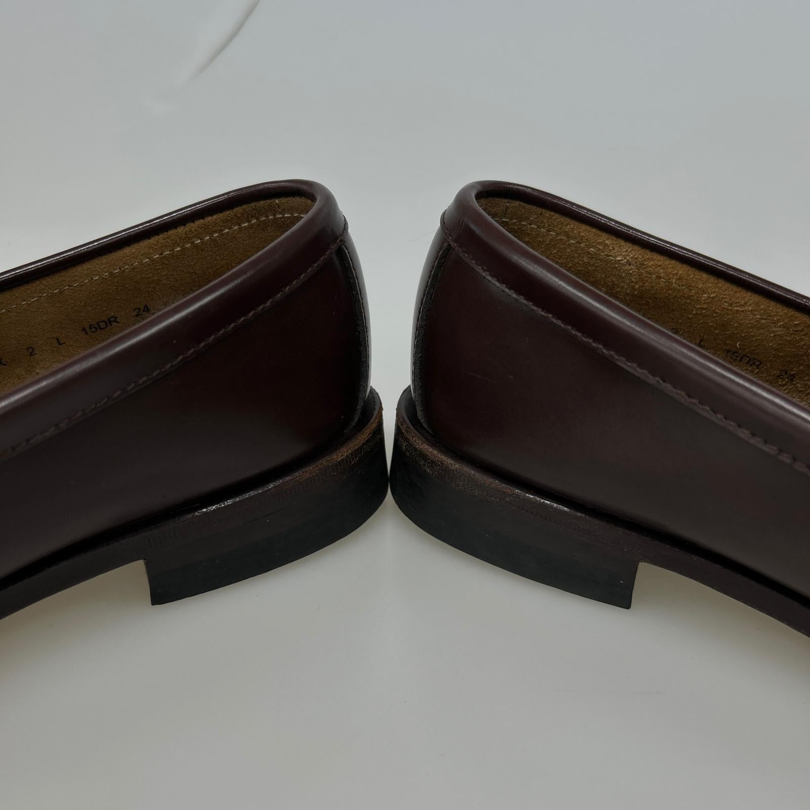 シューズ コブラヴァンプ 茶 レザー 24.0cm 24cm (US6 UK5 1/2 EU38) ブラウン