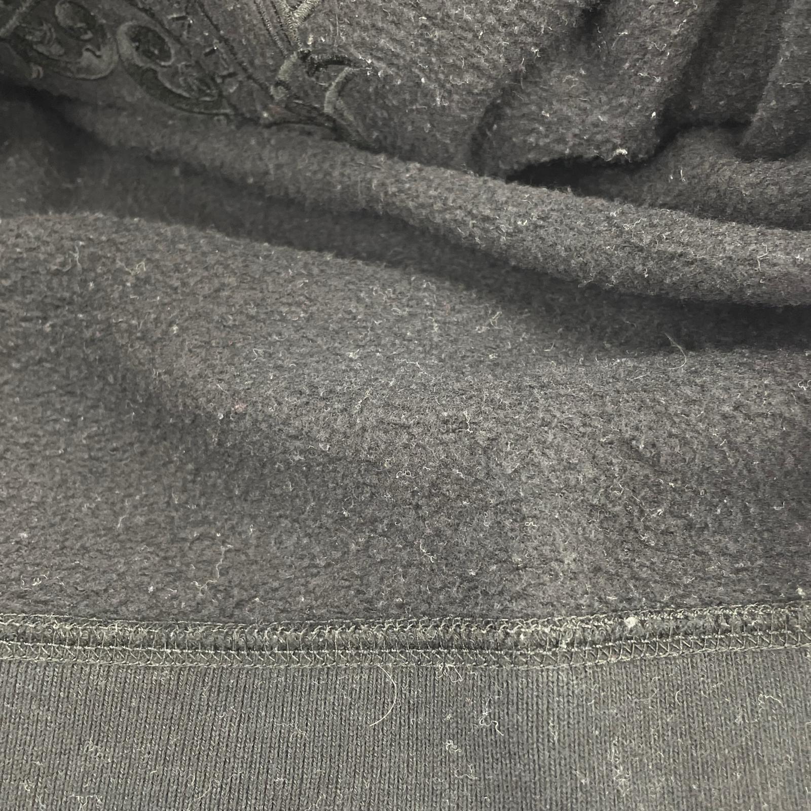 スウェット エンブレムワッペン 黒 (XS) ブラック