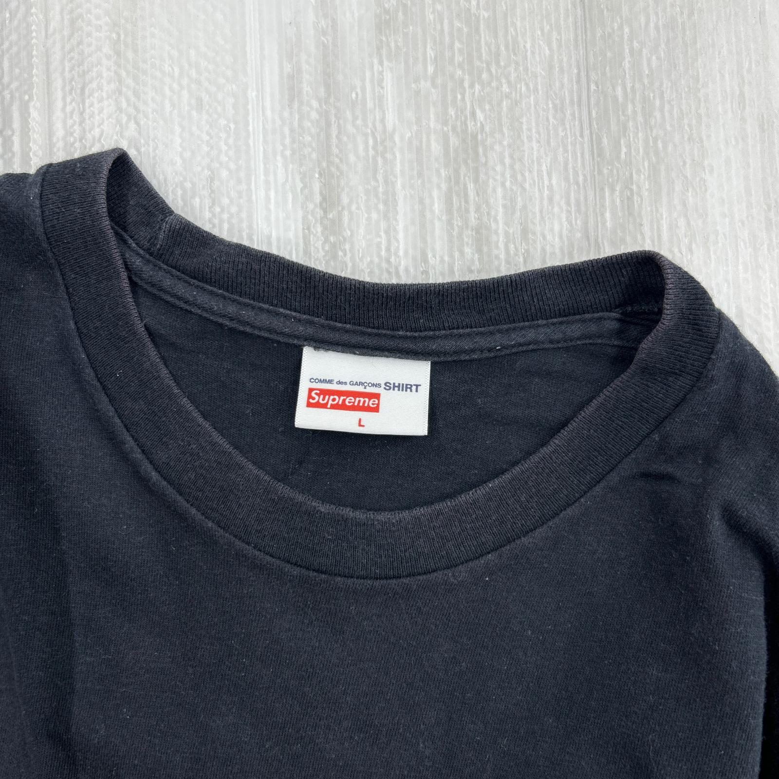 半袖Ｔシャツ ×COMME des GARCONS SHIRT 17ss L ブラック