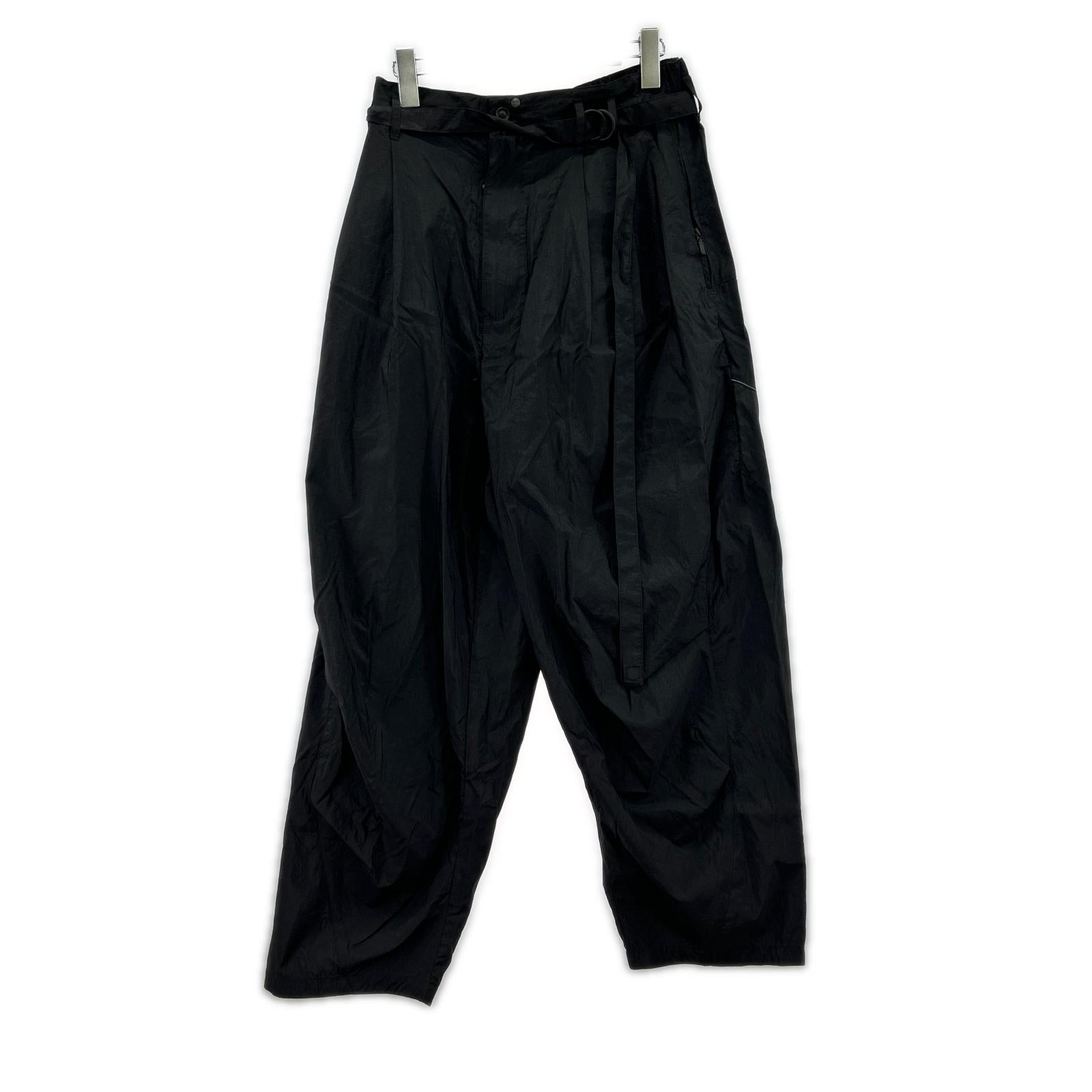 パンツ ×GOOPiMADE Strap Baggy Slacks 1 黒 ブラック