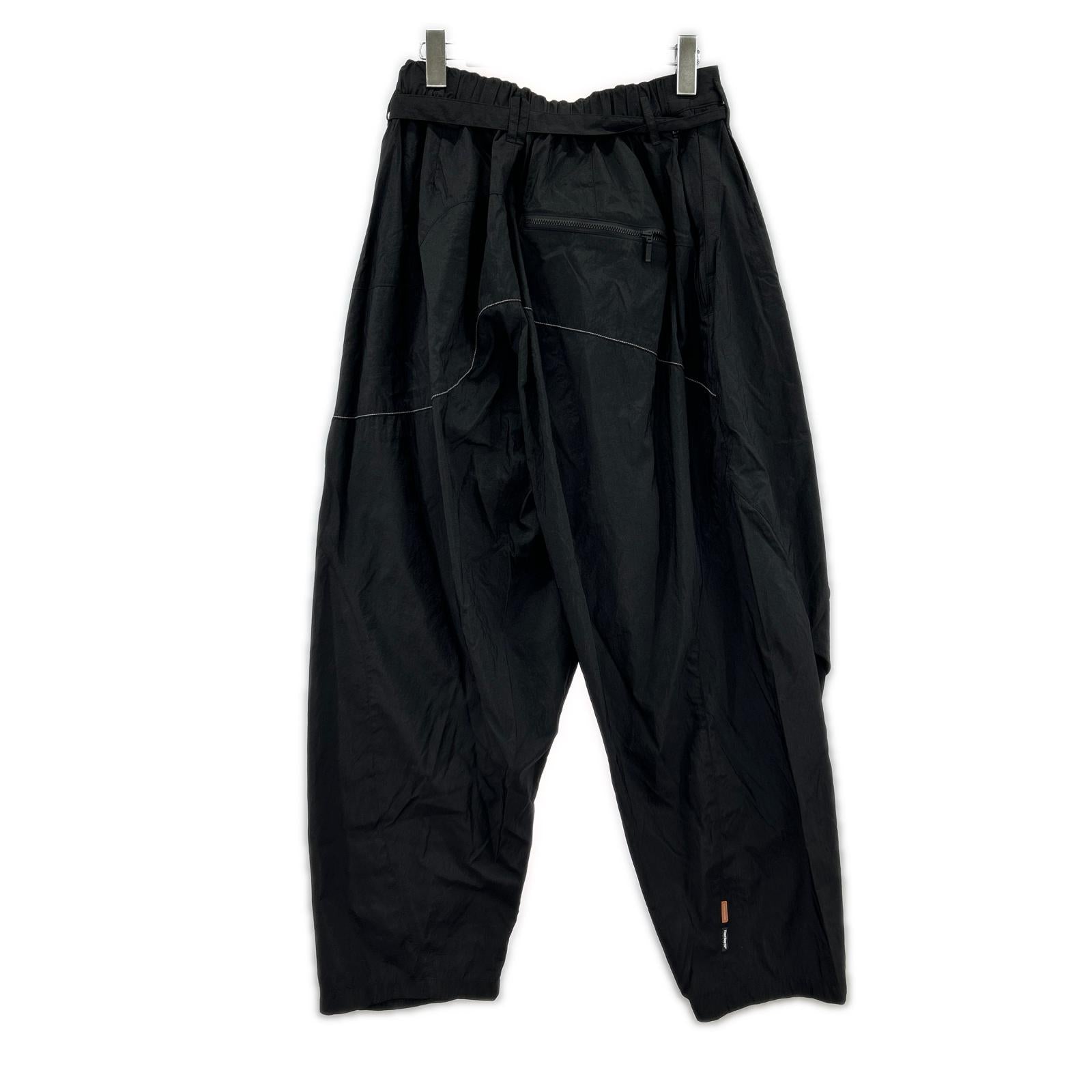 パンツ ×GOOPiMADE Strap Baggy Slacks 1 黒 ブラック