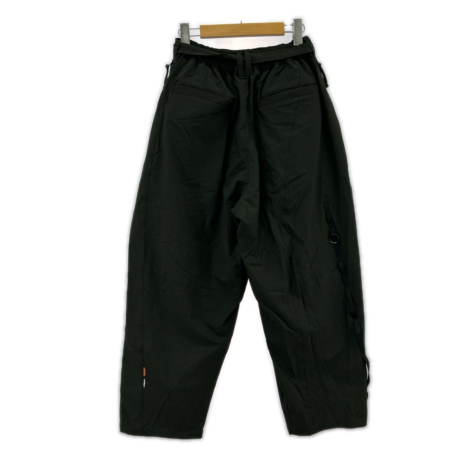 パンツ ×GOOPiMADE Strap Baggy Slacks 1 緑 グリーン