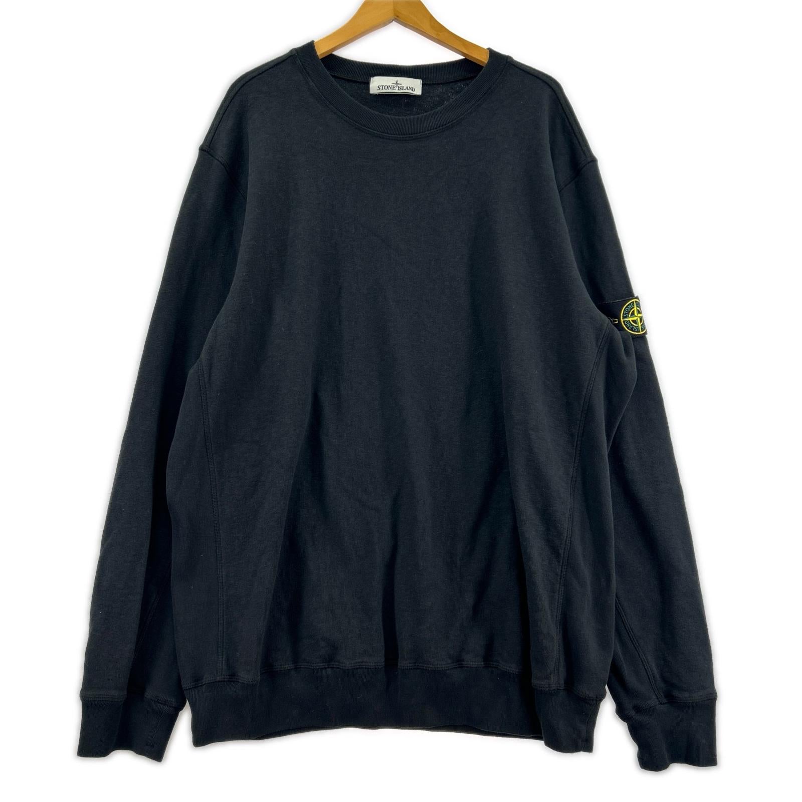 スウェット クルーネック スウェット ブラック XL ブラック
