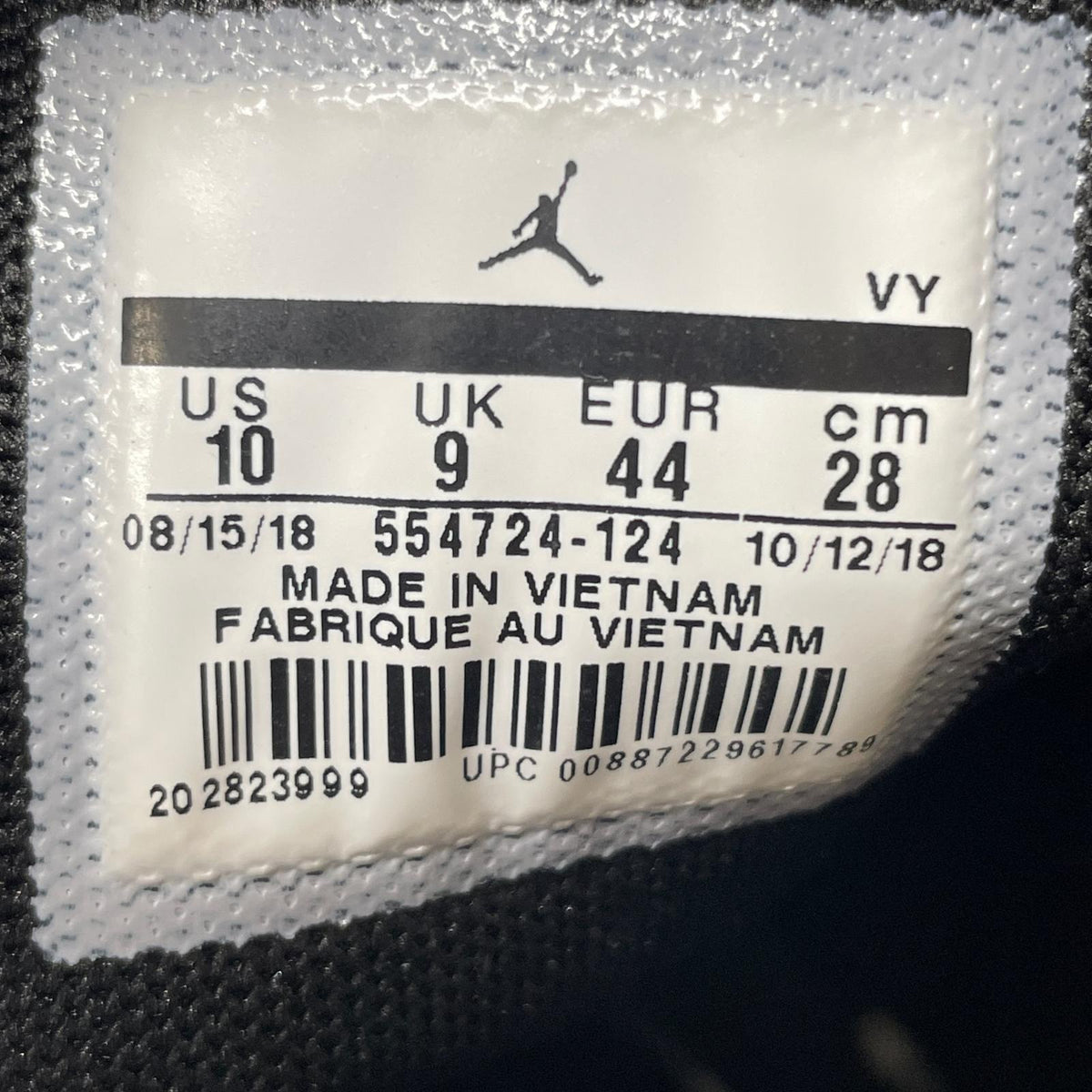 スニーカー 554724-124 AJ1 28.0cm 28cm (US10 UK9 1/2 EU46) マルチカラー